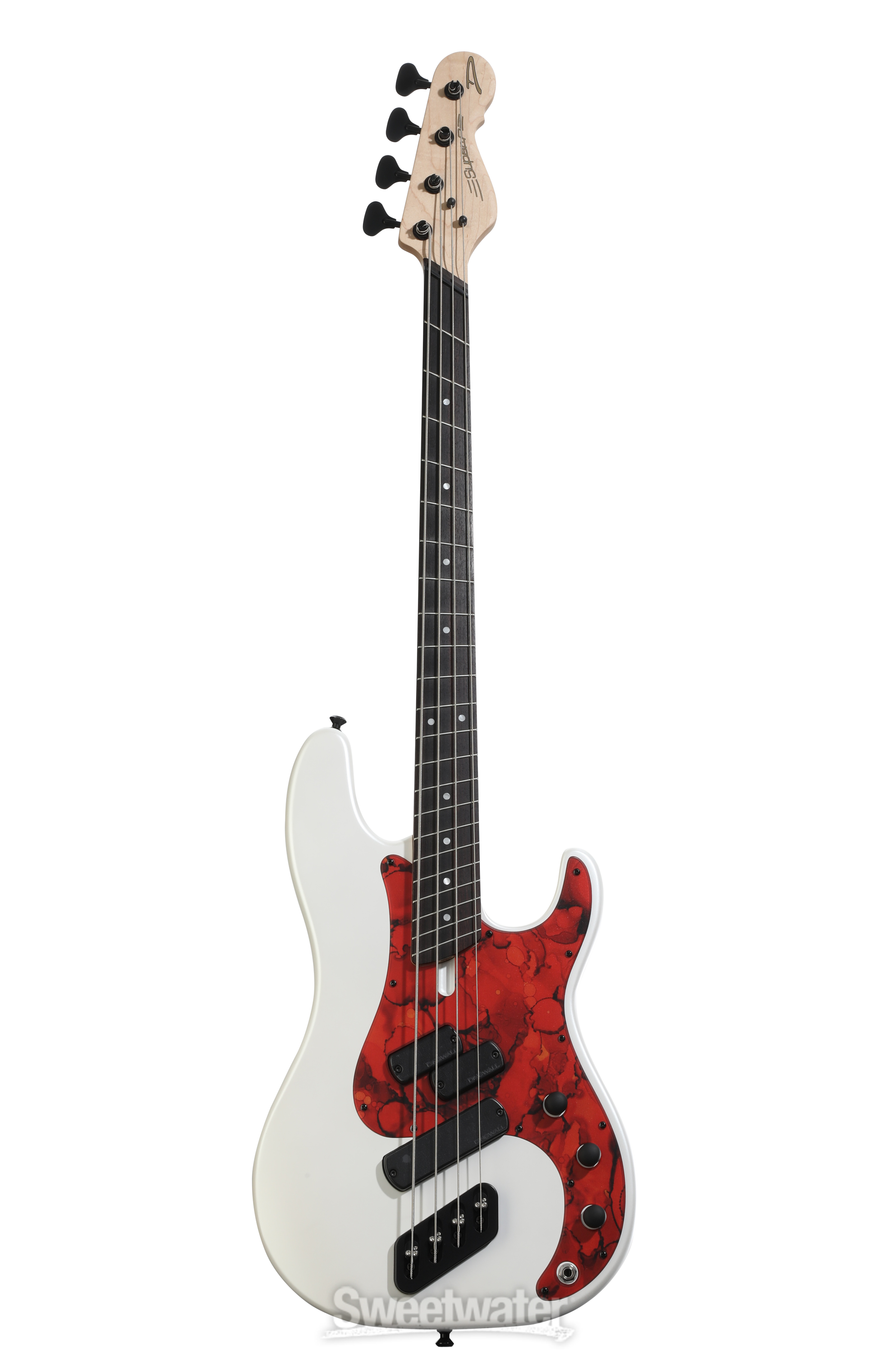 Dingwall Guitars SP1 Electric Bass - Matte Ducati Pearl White