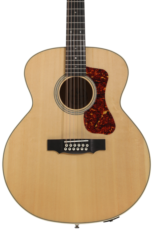 Guild F-2512E Maple 12-string Acoustic-electric Guitar - Blonde