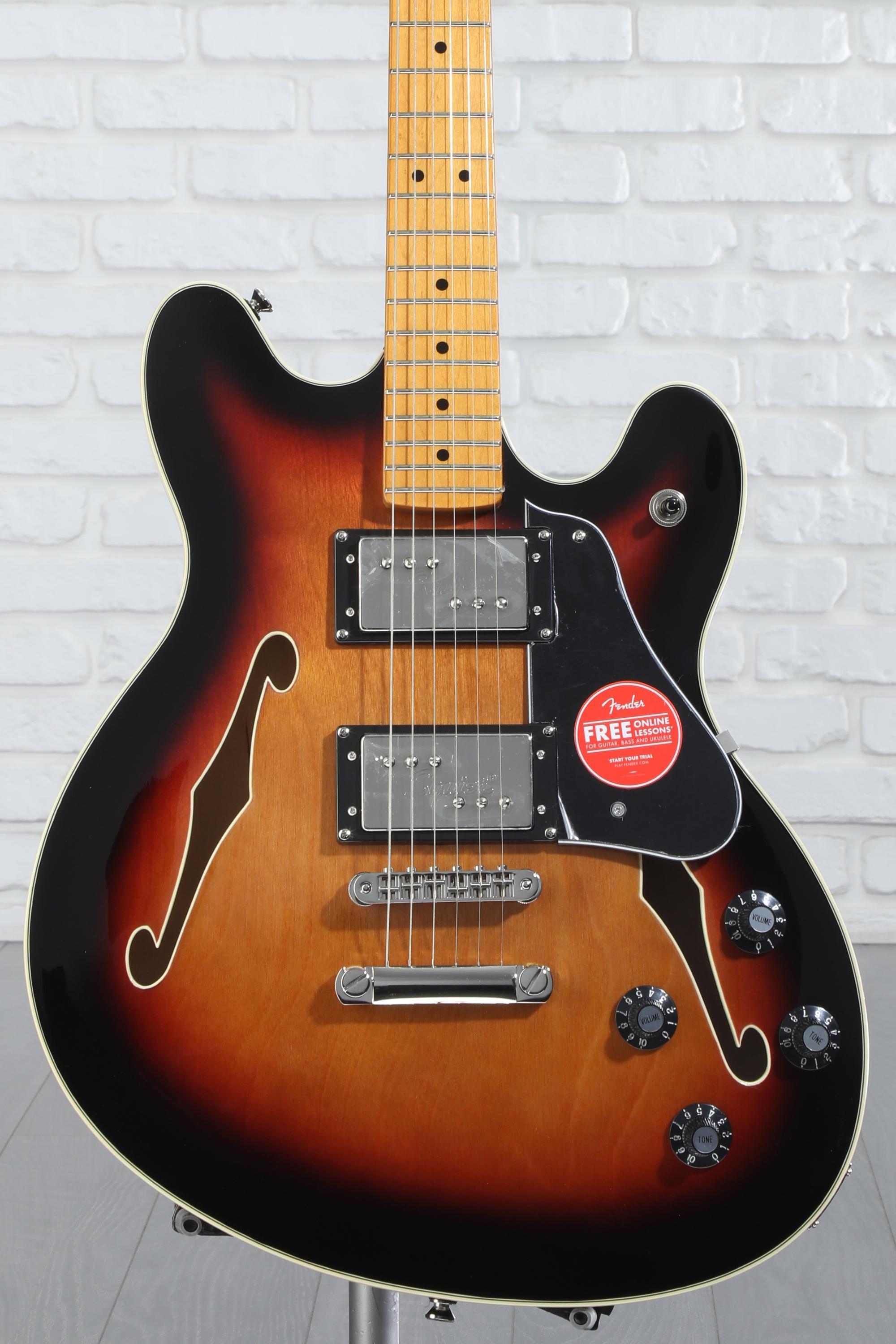 Squier Classic Vibe Starcaster Semi-hollowbody Electric Guitar - 3-tone  Sunburst | Sweetwater