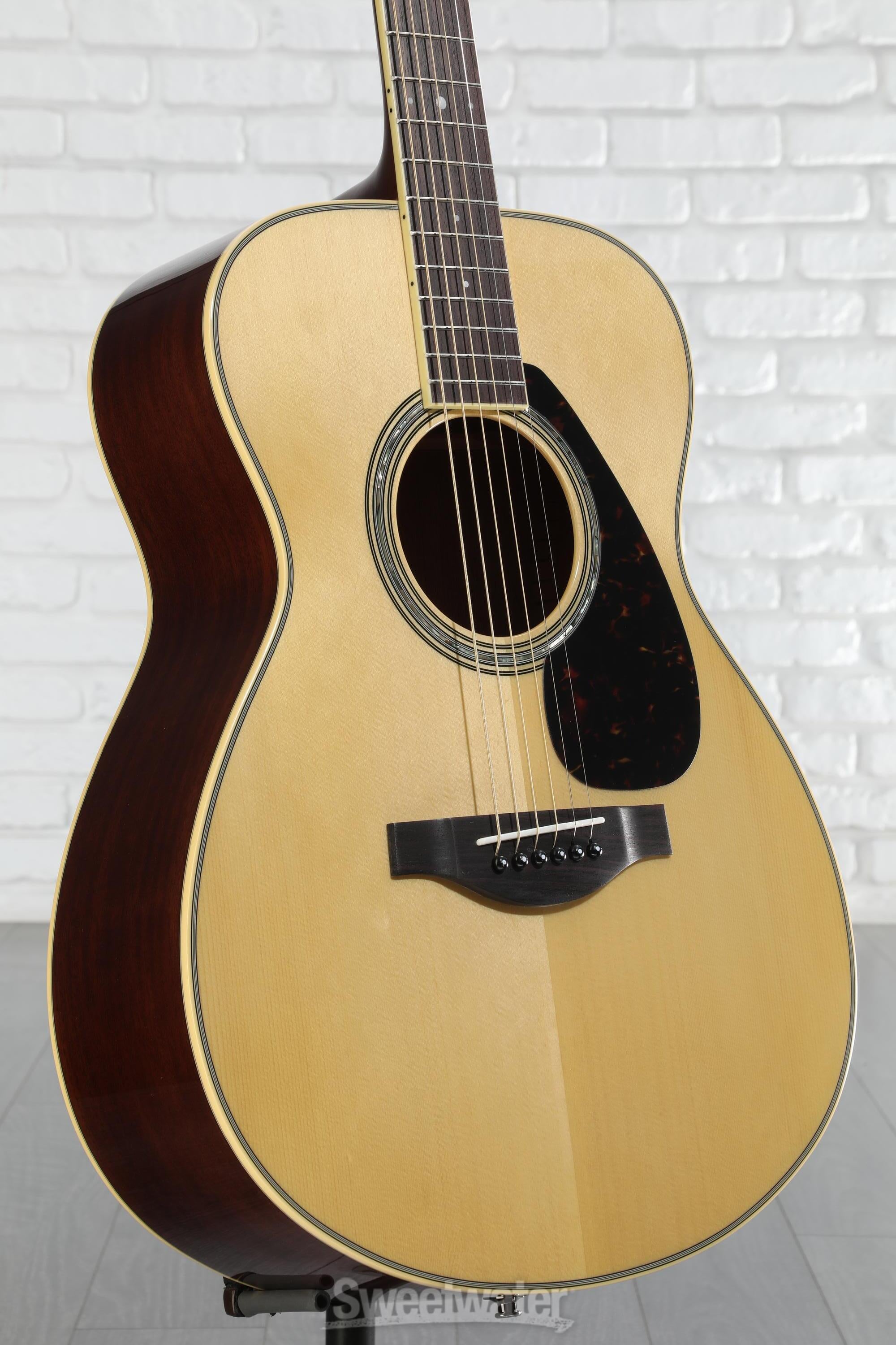 Yamaha LS6M ARE Concert Acoustic Guitar - Natural | Sweetwater