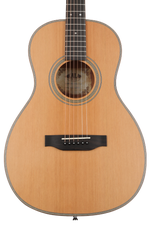 Photo of Kala Solid Cedar Top Parlor Guitar - Natural