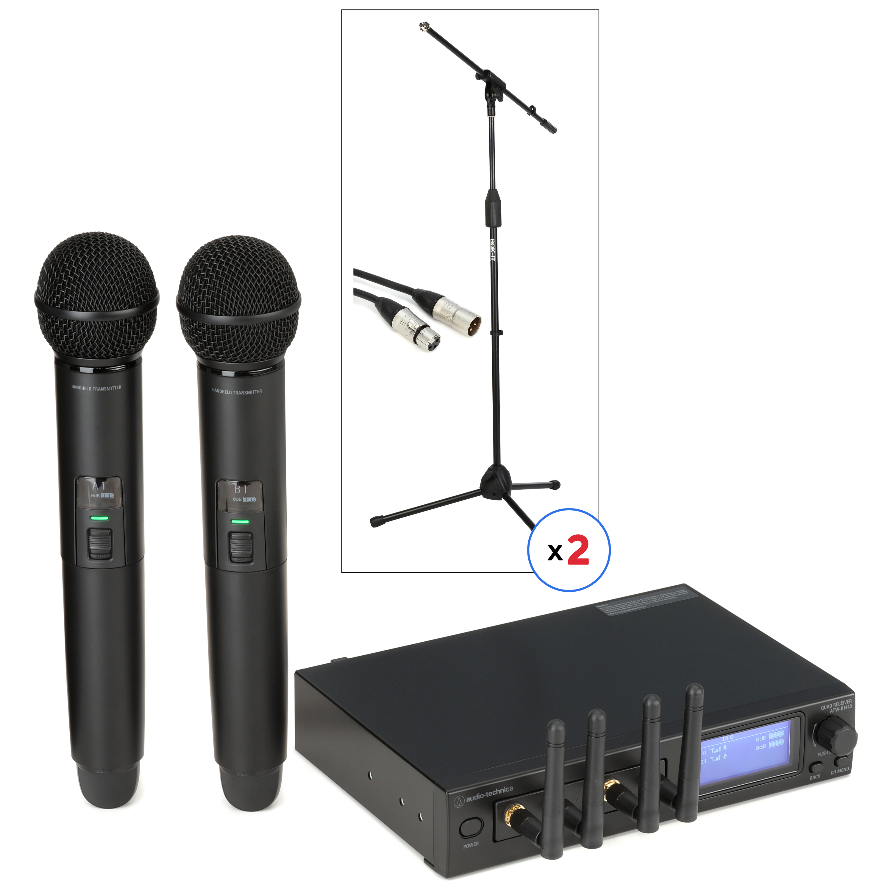 audio-technica ATW-TR75a ATW-T62a 2本セット audio-technica ATW-TR75a ATW-T62a 2本セット