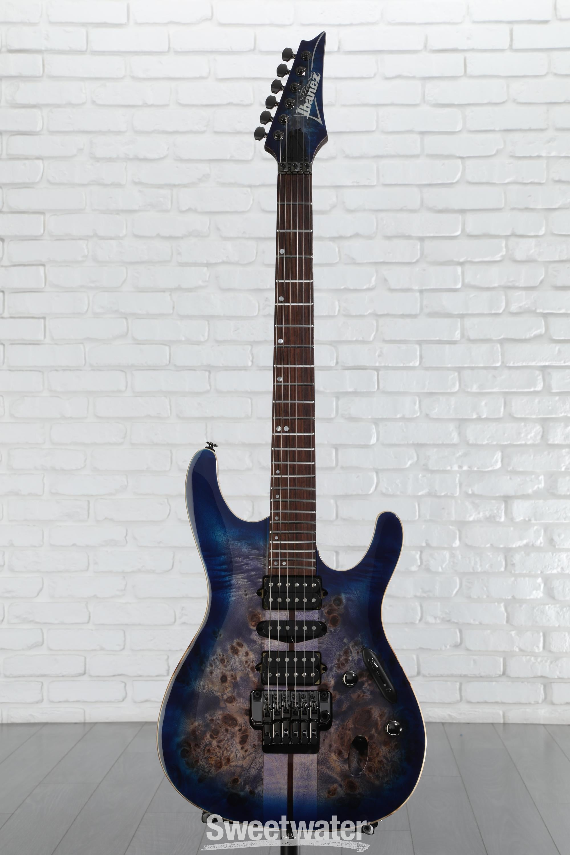 Ibanez Premium S1070PBZ Electric Guitar - Cerulean Blue