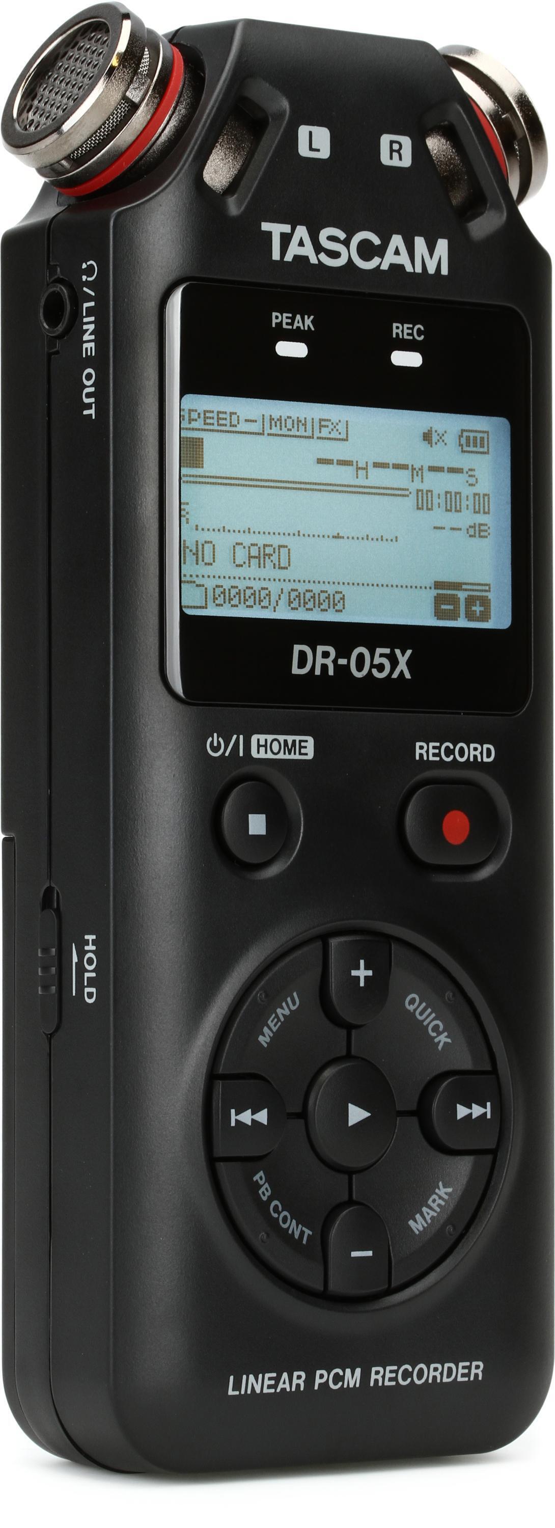 TASCAM-Grabadora de voz profesional DR05x DR-05X, grabadora de voz