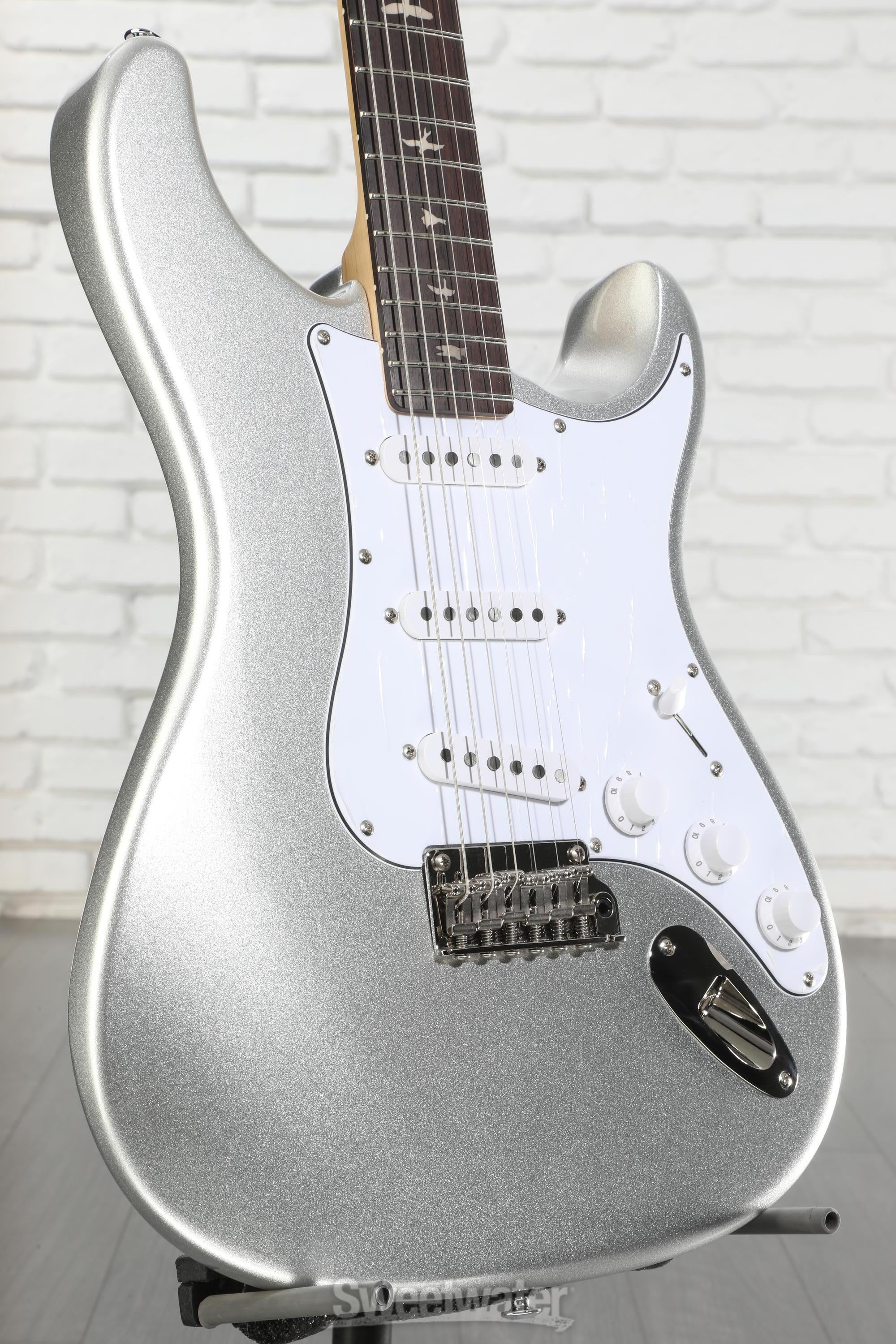 PRS SE Silver Sky Electric Guitar - Platinum Spark, Sweetwater