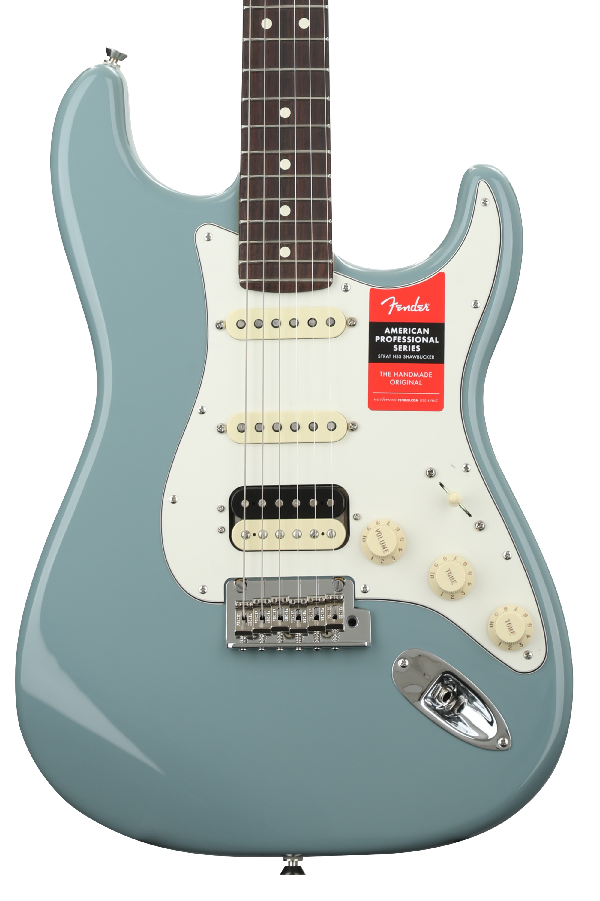 Fender American Professional HSS Shawbucker Stratocaster - Sonic Gray with  Rosewood Fingerboard | Sweetwater