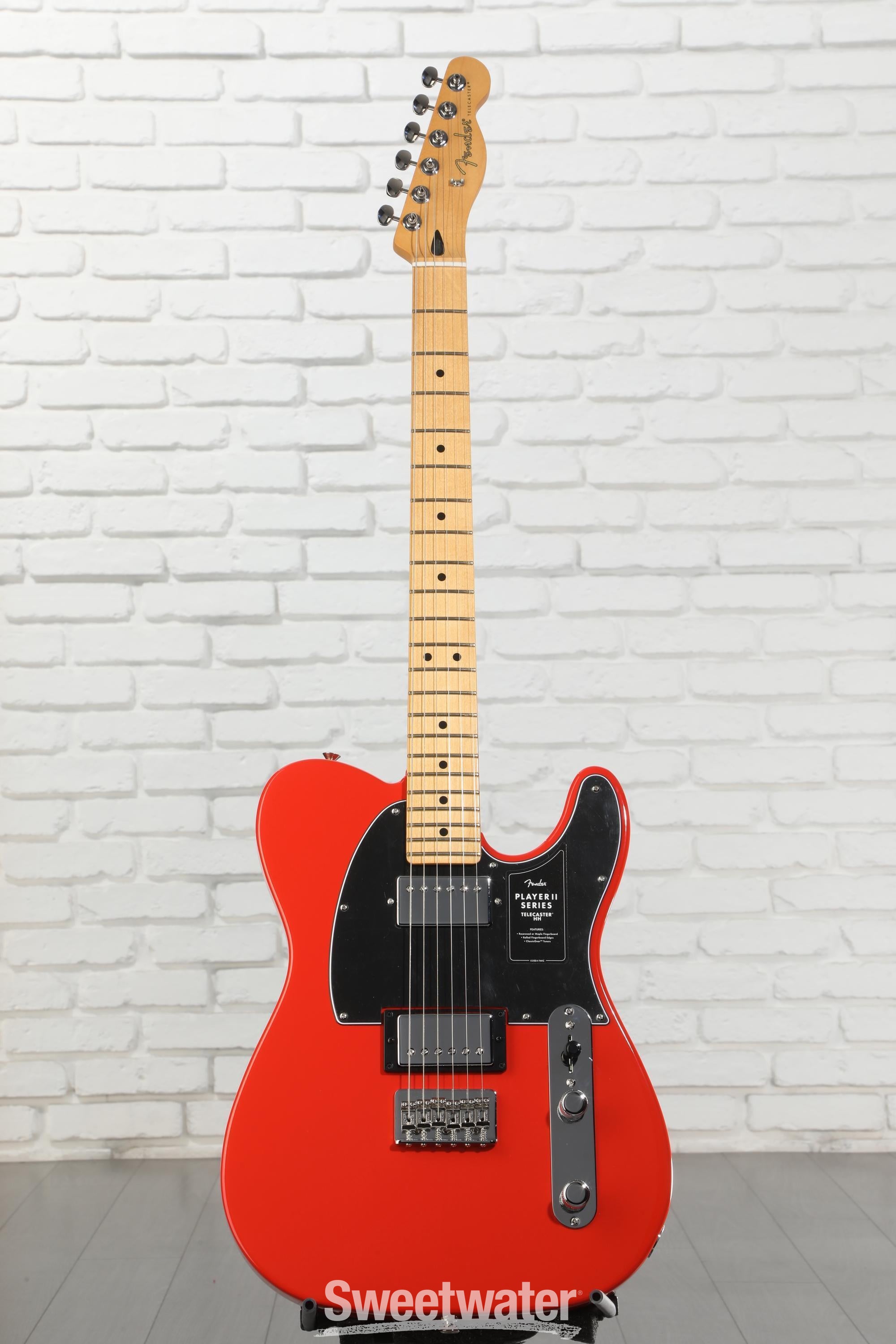 Fender Player II Telecaster HH Electric Guitar - Coral Red with