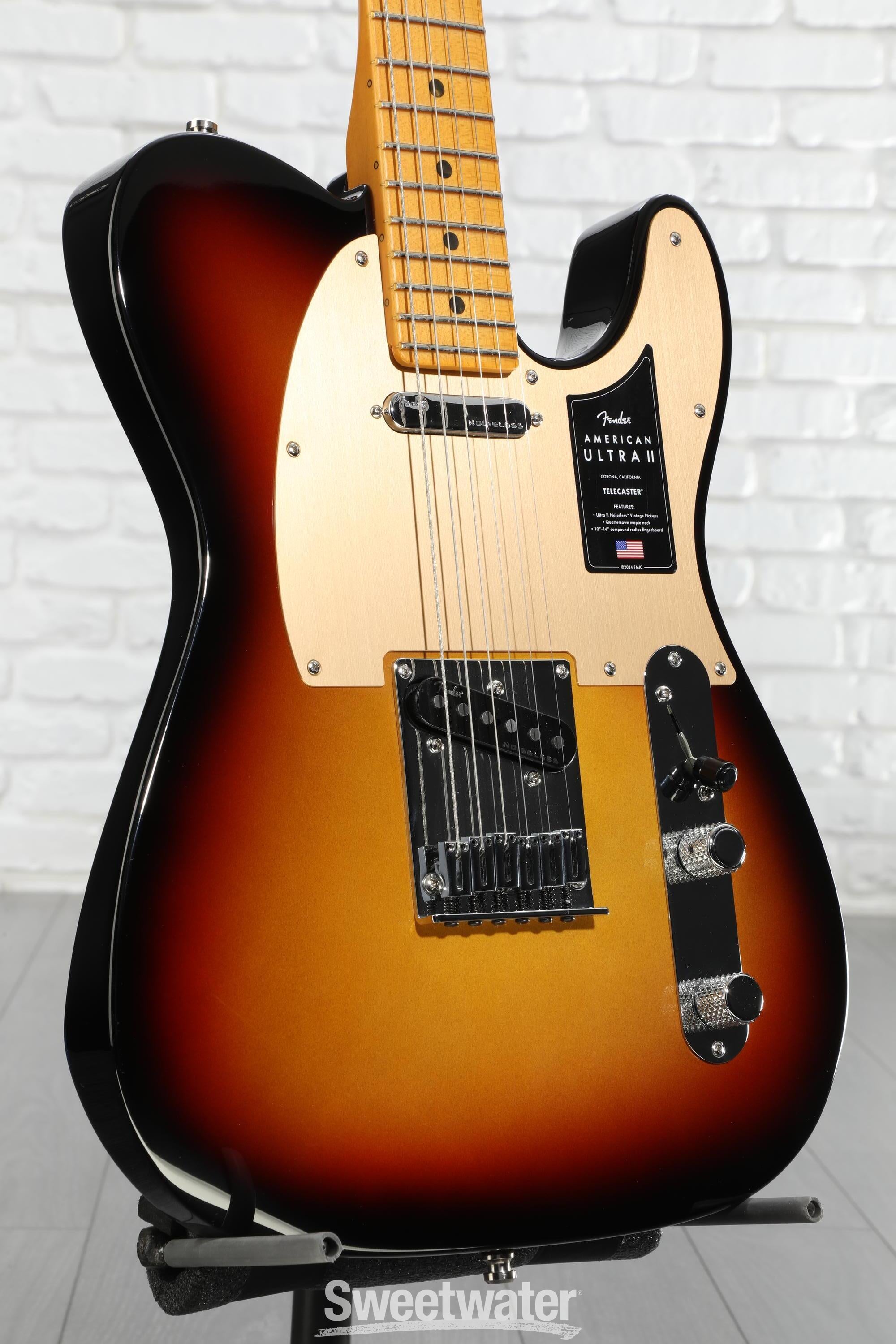 ギター Fender USA American Ultra II Telecaster Fender American Ultra II Telecaster Electric Guitar - Ultraburst