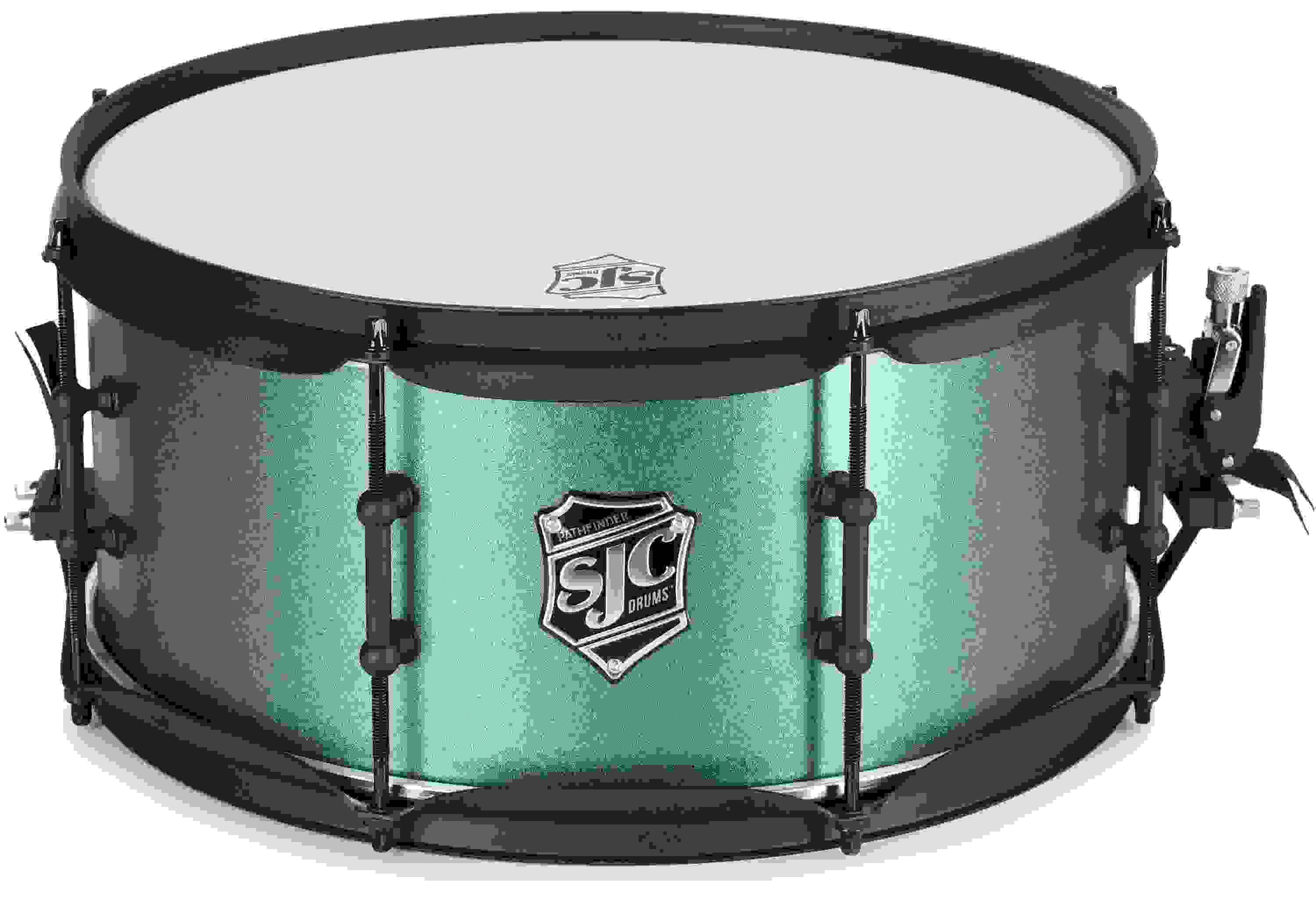 SJC Custom Drums Pathfinder 6.5 x 14-inch Snare Drum - Pacific Teal