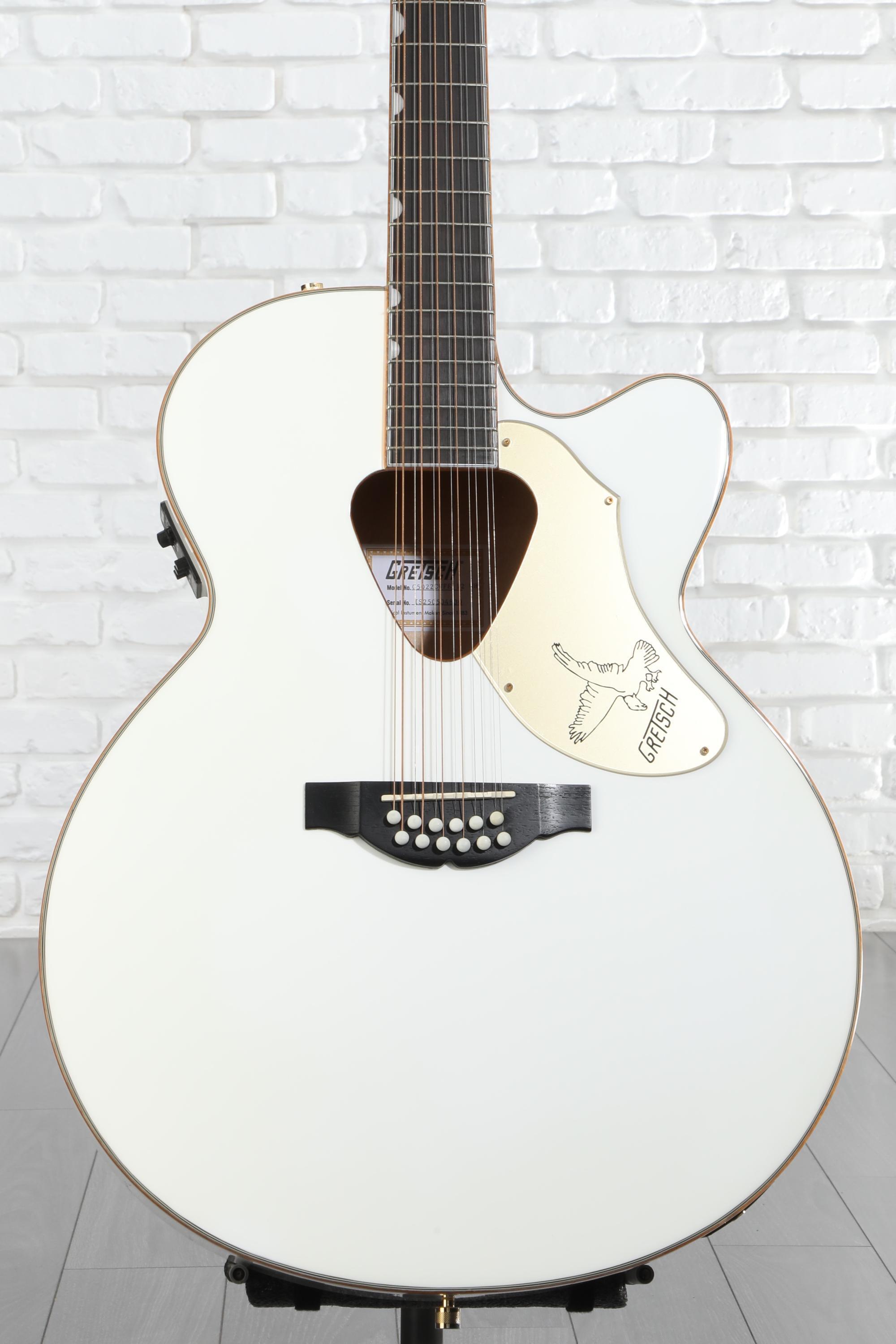 グレッチ G5022 CWFE ランチャーファルコン RITTER ギグバック付 Gretsch G5022CWFE-12 Rancher Falcon Jumbo - White | Sweetwater