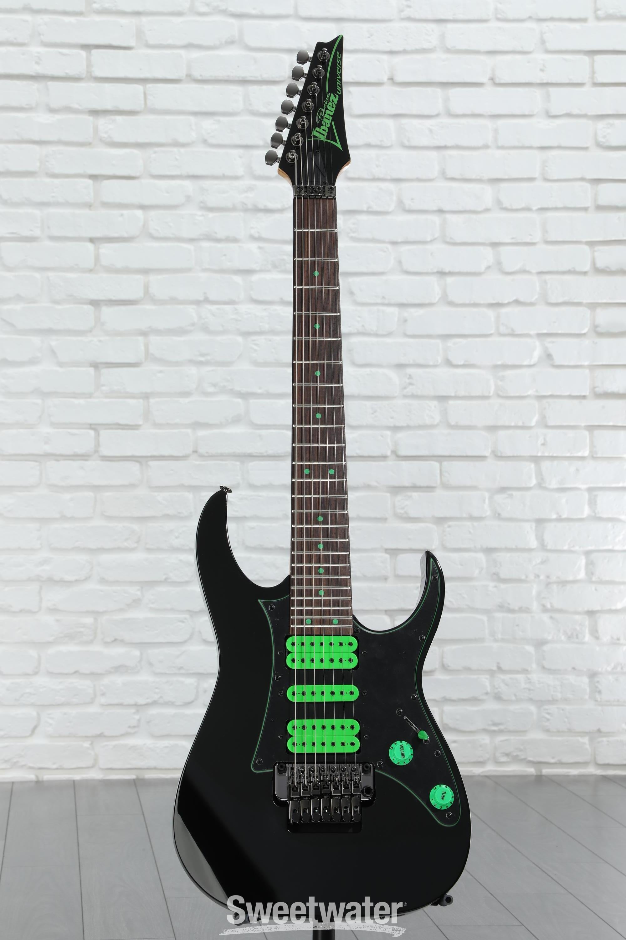 Ibanez アイバニーズ　UV70P-BK Steve Vaiモデル7弦ギター Ibanez UV70P-BK Steve Vai Signature 7-String w/ Case in