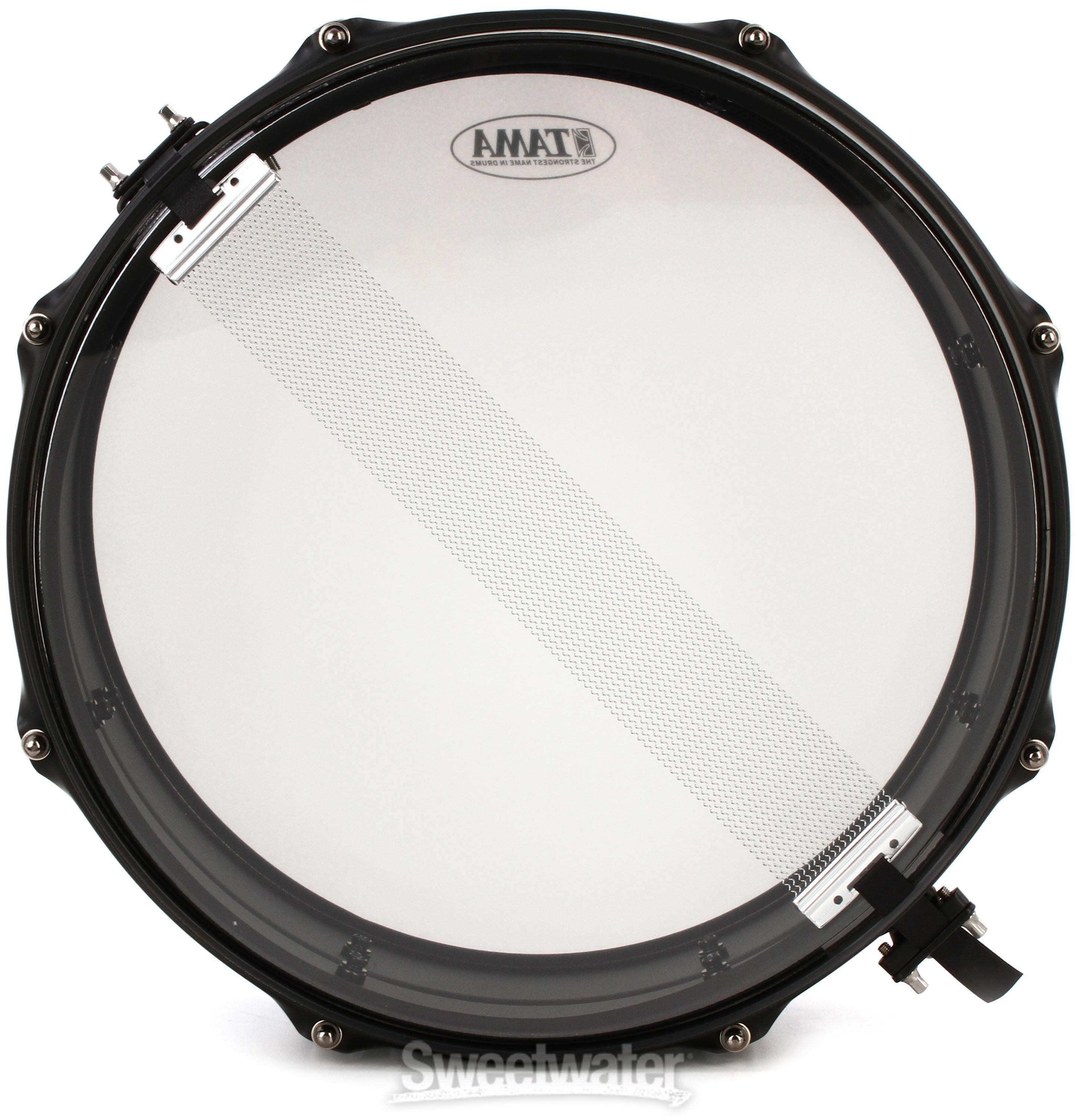 Tama BST1465BK Metalworks Steel Snare Drum - 6.5-inch x 14-inch