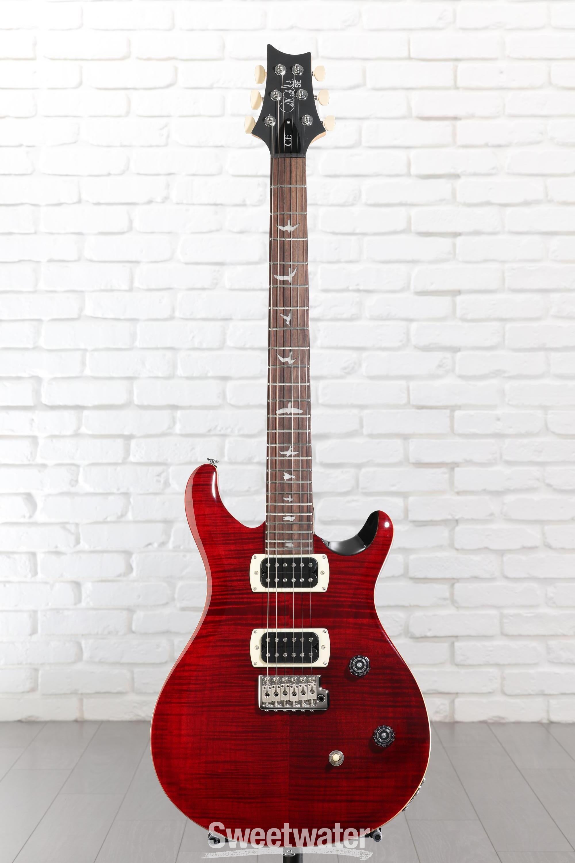 PRS SE CE 24 Electric Guitar - Black Cherry | Sweetwater
