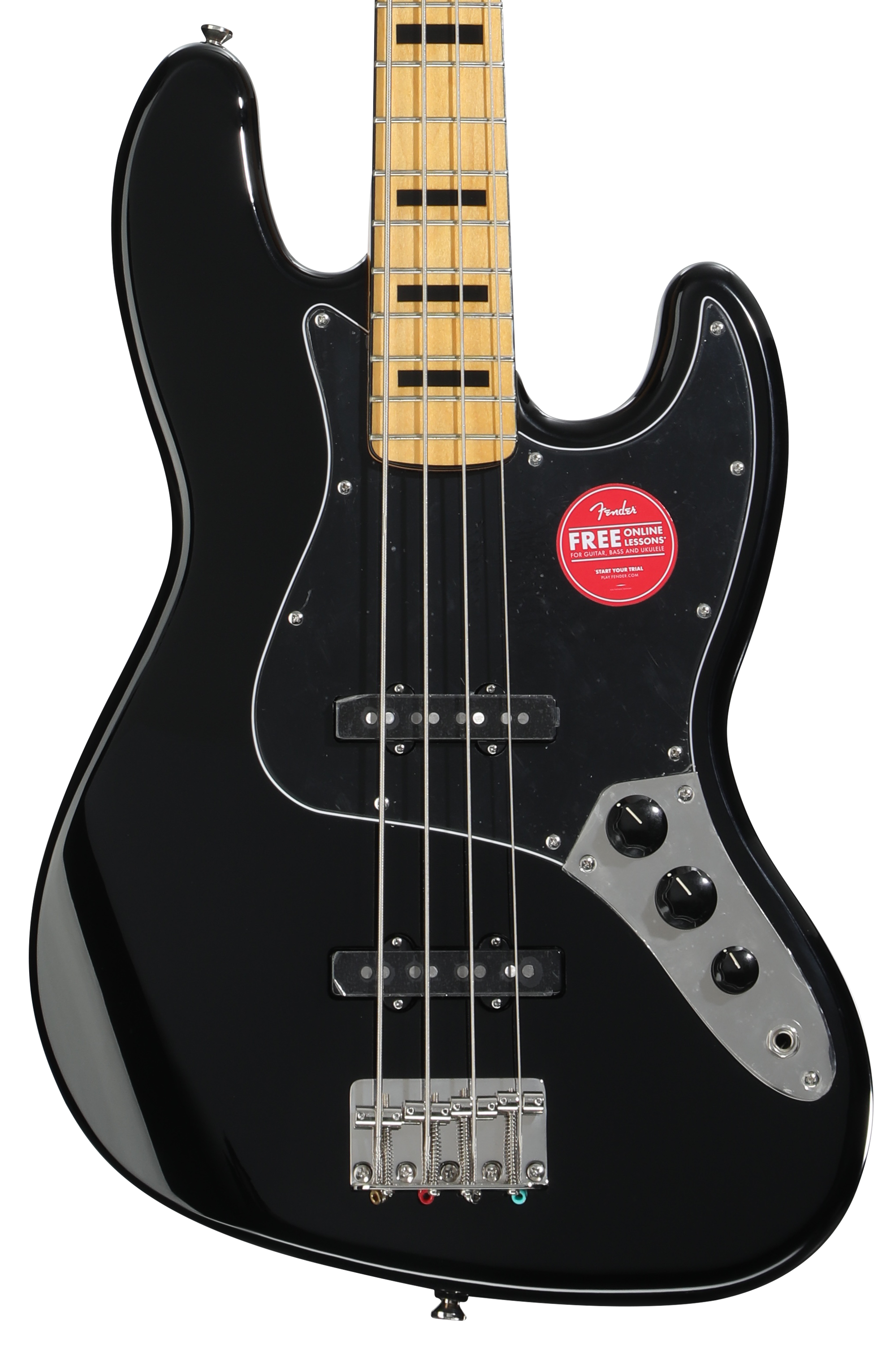 Squier Classic Vibe '70s Jazz Bass - Black | Sweetwater
