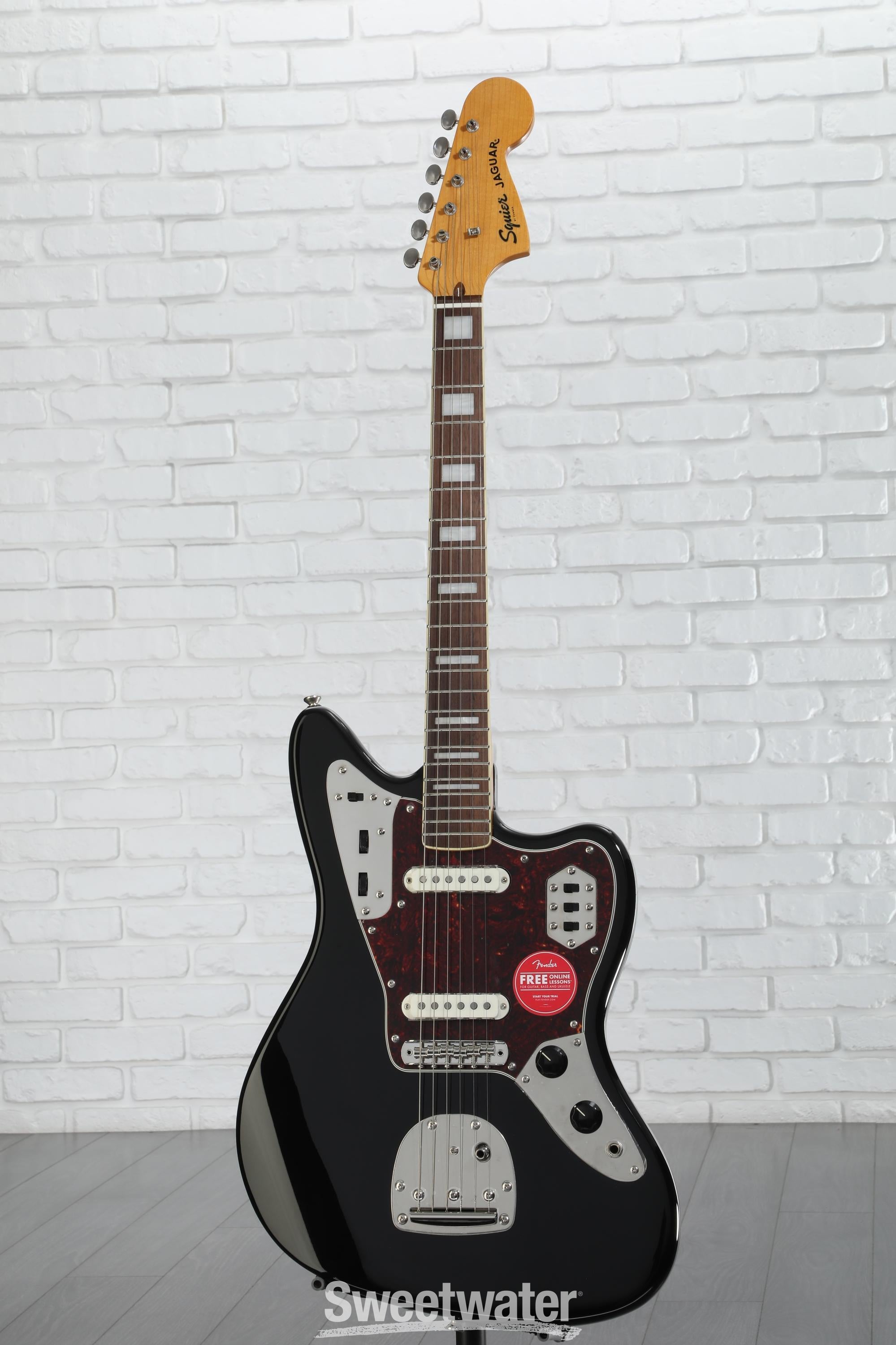 Squier Classic Vibe '70s Jaguar - Black | Sweetwater