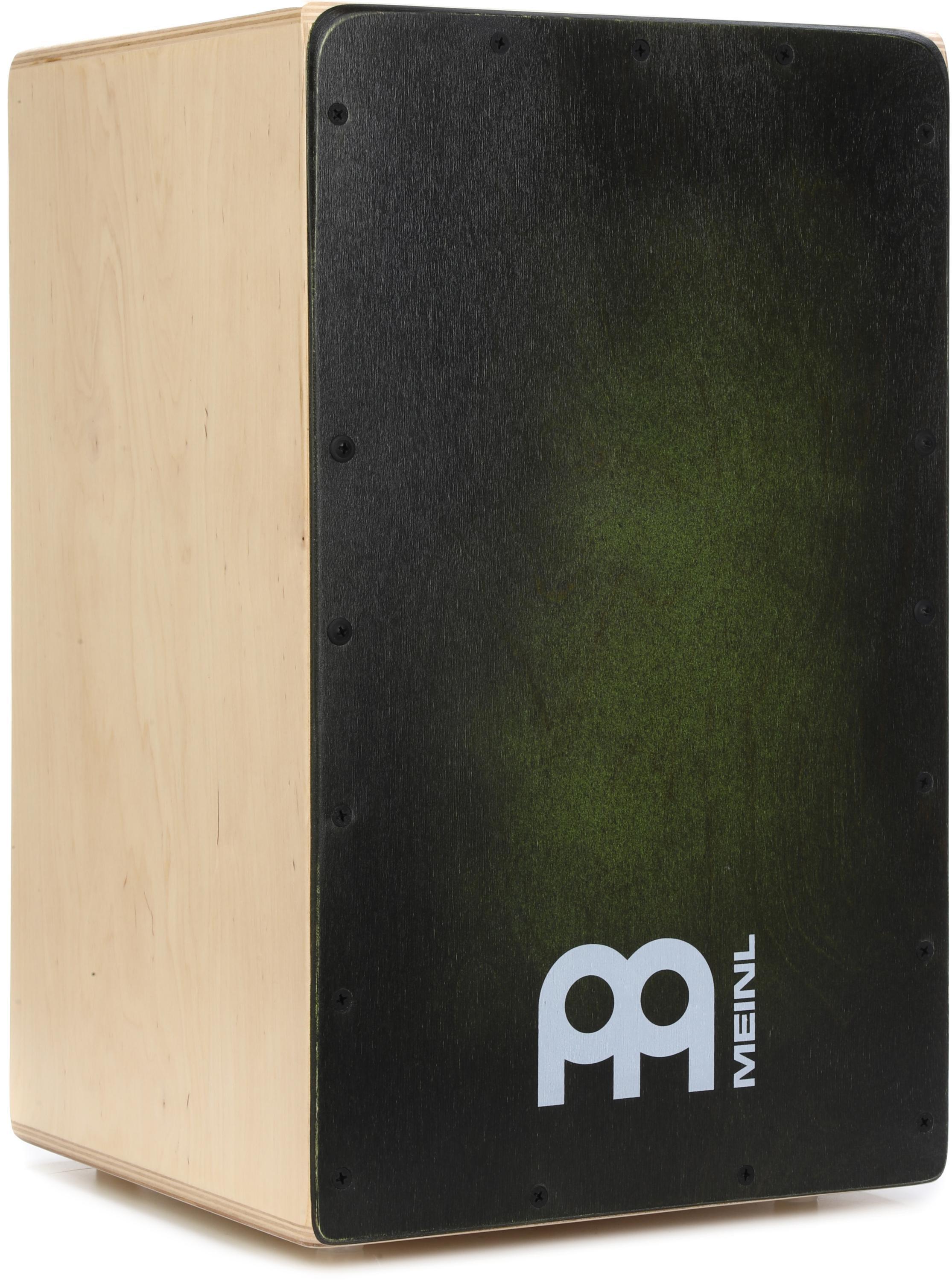 Meinl Percussion Snarecraft Series Cajon - Green Burst | Sweetwater