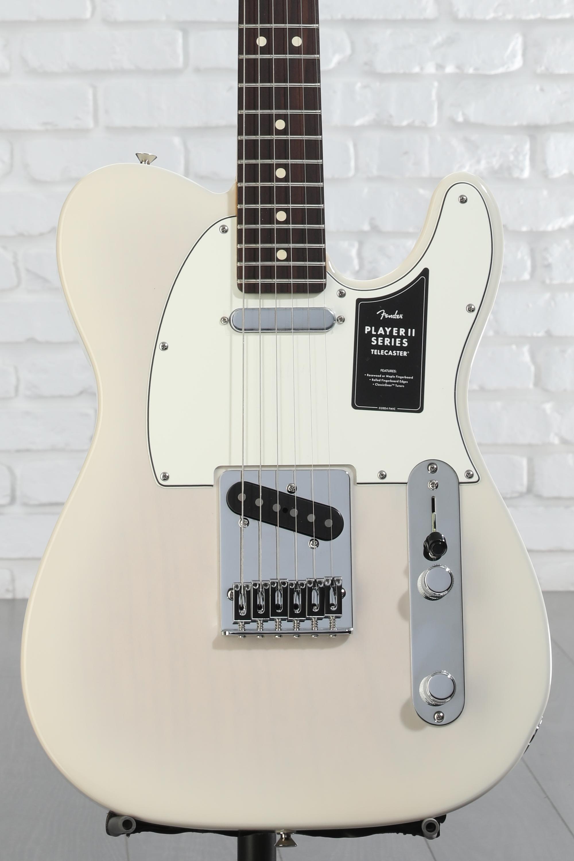【みりしら】Fender エレキギター Player Telecaster Fender Player II Telecaster Electric Guitar- White Blonde