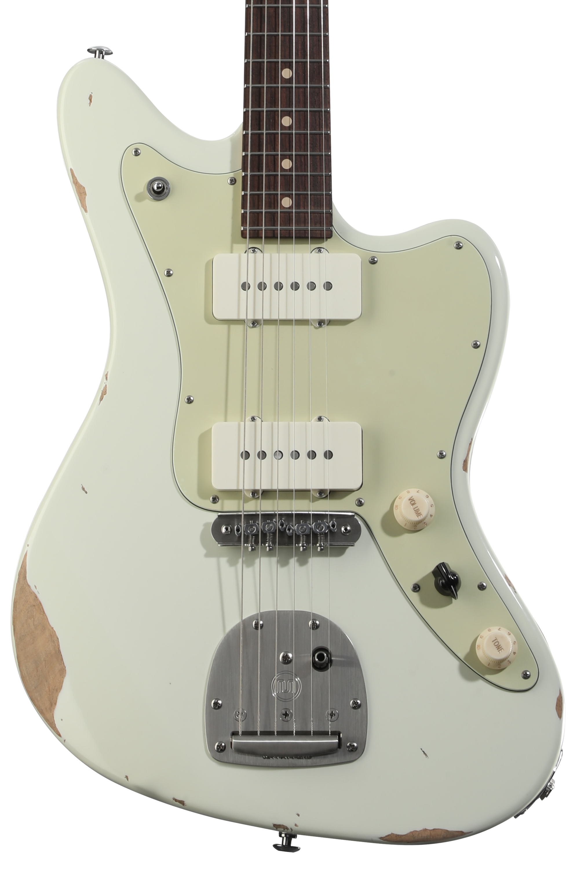 Suhr Classic JM Antique Electric Guitar - Olympic White | Sweetwater