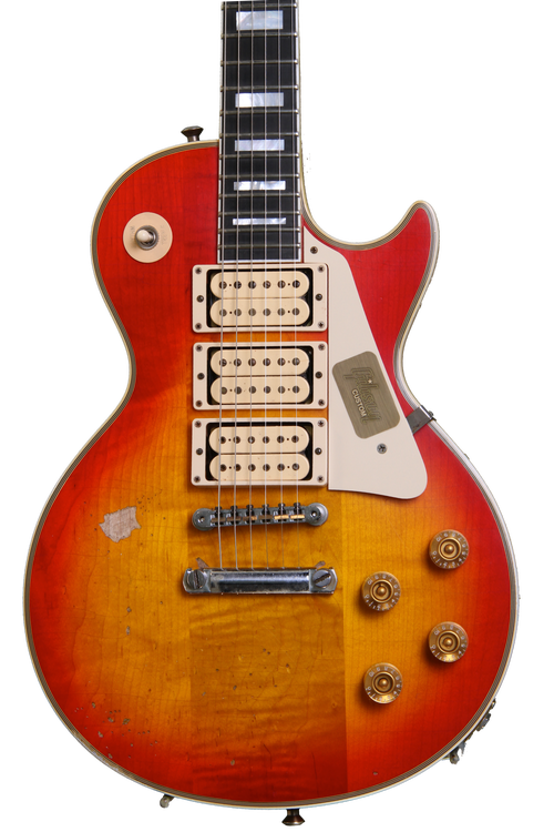 ギター Epiphone Ace Frehley Budokan Les Paul Epiphone Ace Freehley 2012 - Sunburst Budokan Les Paul Custom w