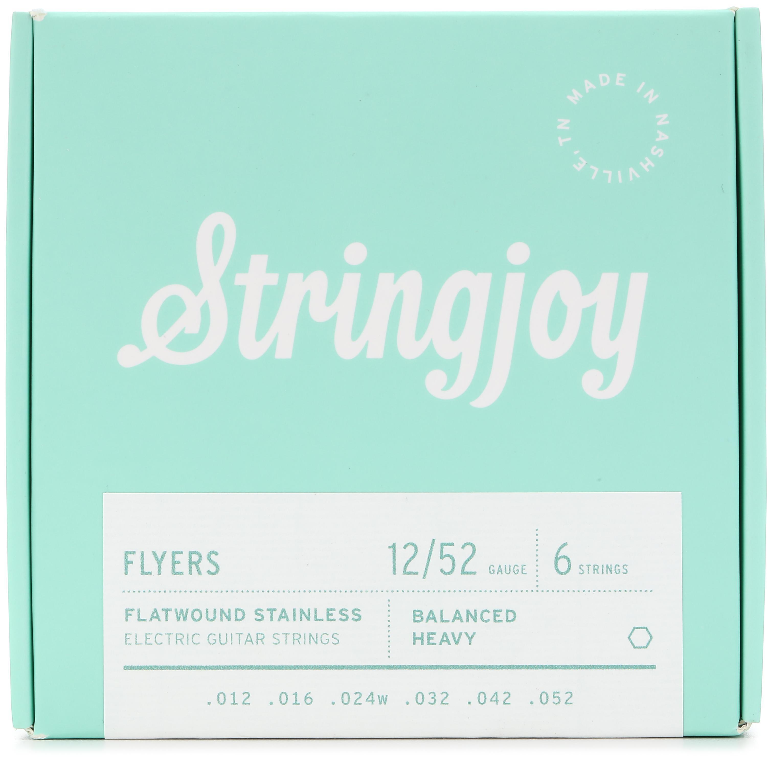Photo of Stringjoy Flyers Electric Guitar Strings - .012-.052, Heavy