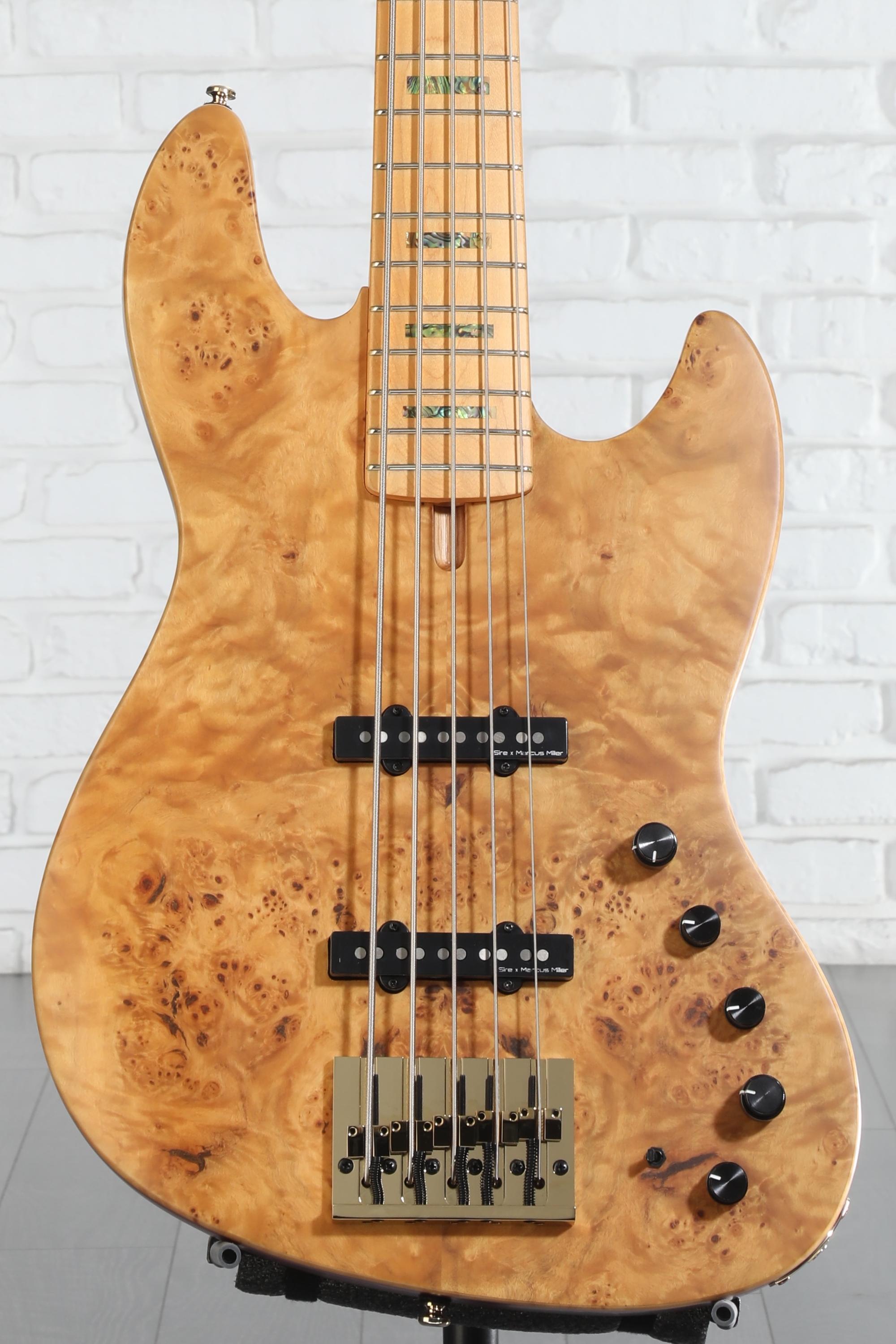 Sire Marcus Miller V10 5-string Bass Guitar - Natural Satin