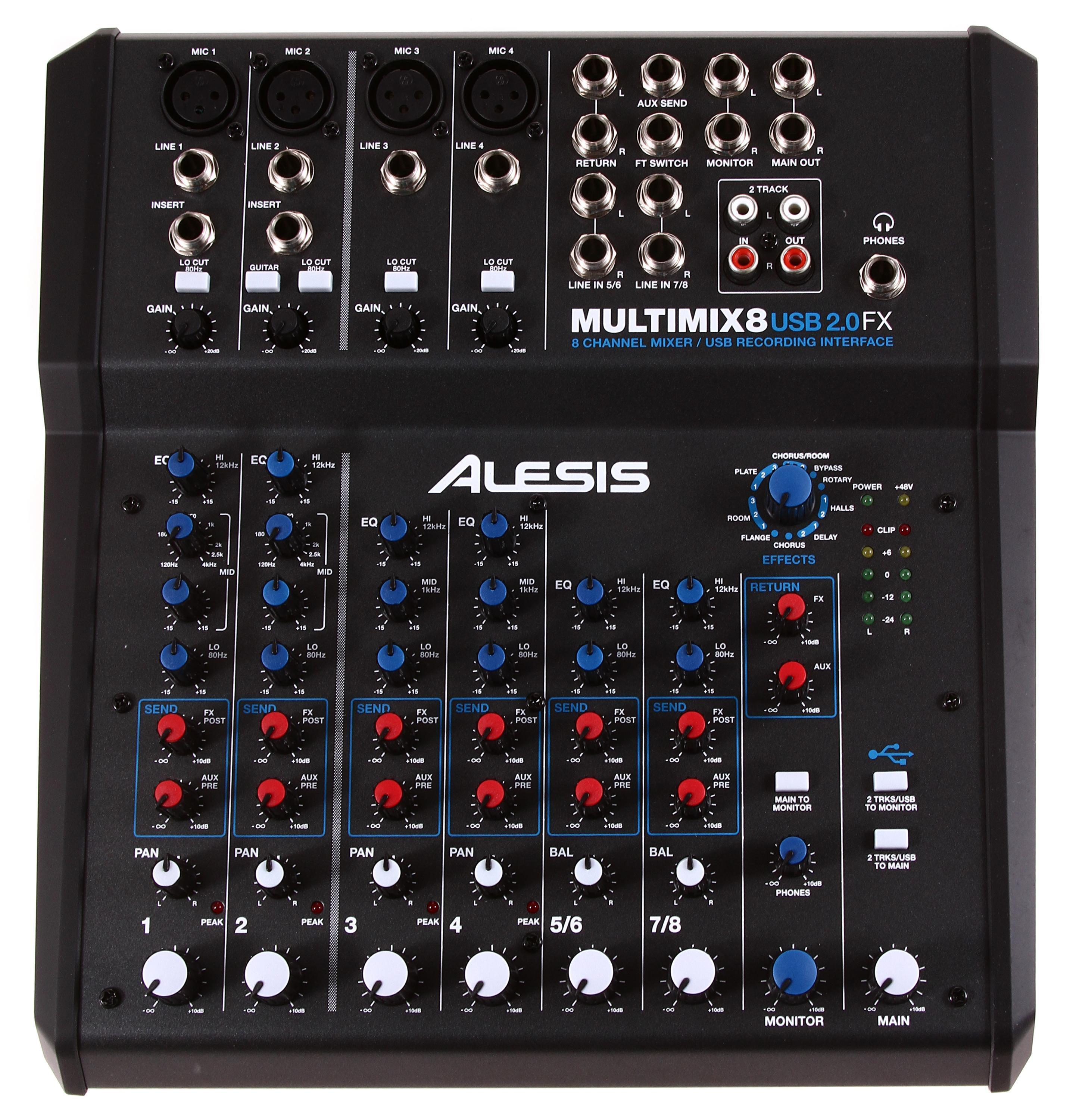 Alesis Multimix 8 USB 2.0 FX | Sweetwater