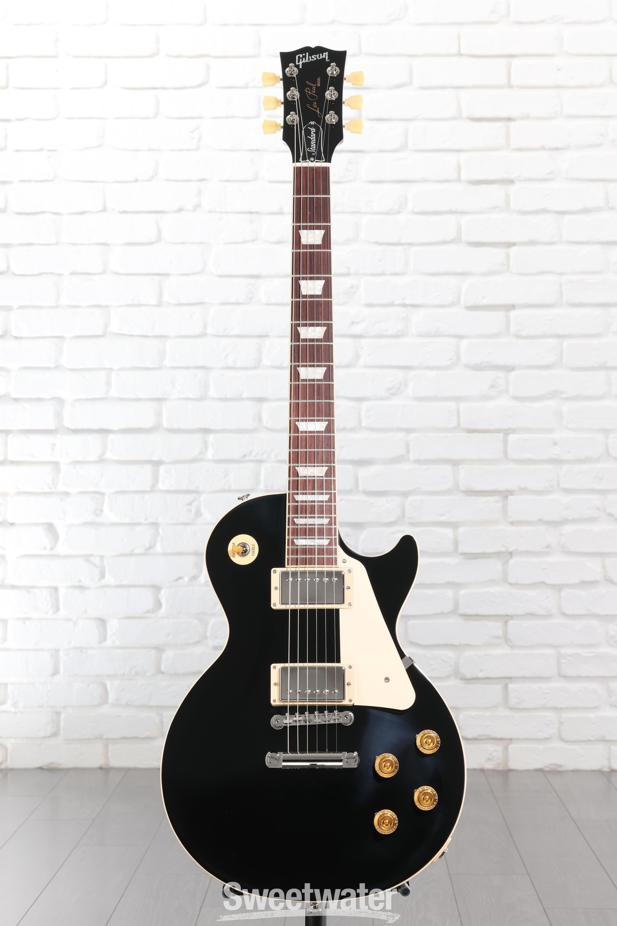 Gibson Les Paul Standard '50s Plain Top Electric Guitar - Ebony