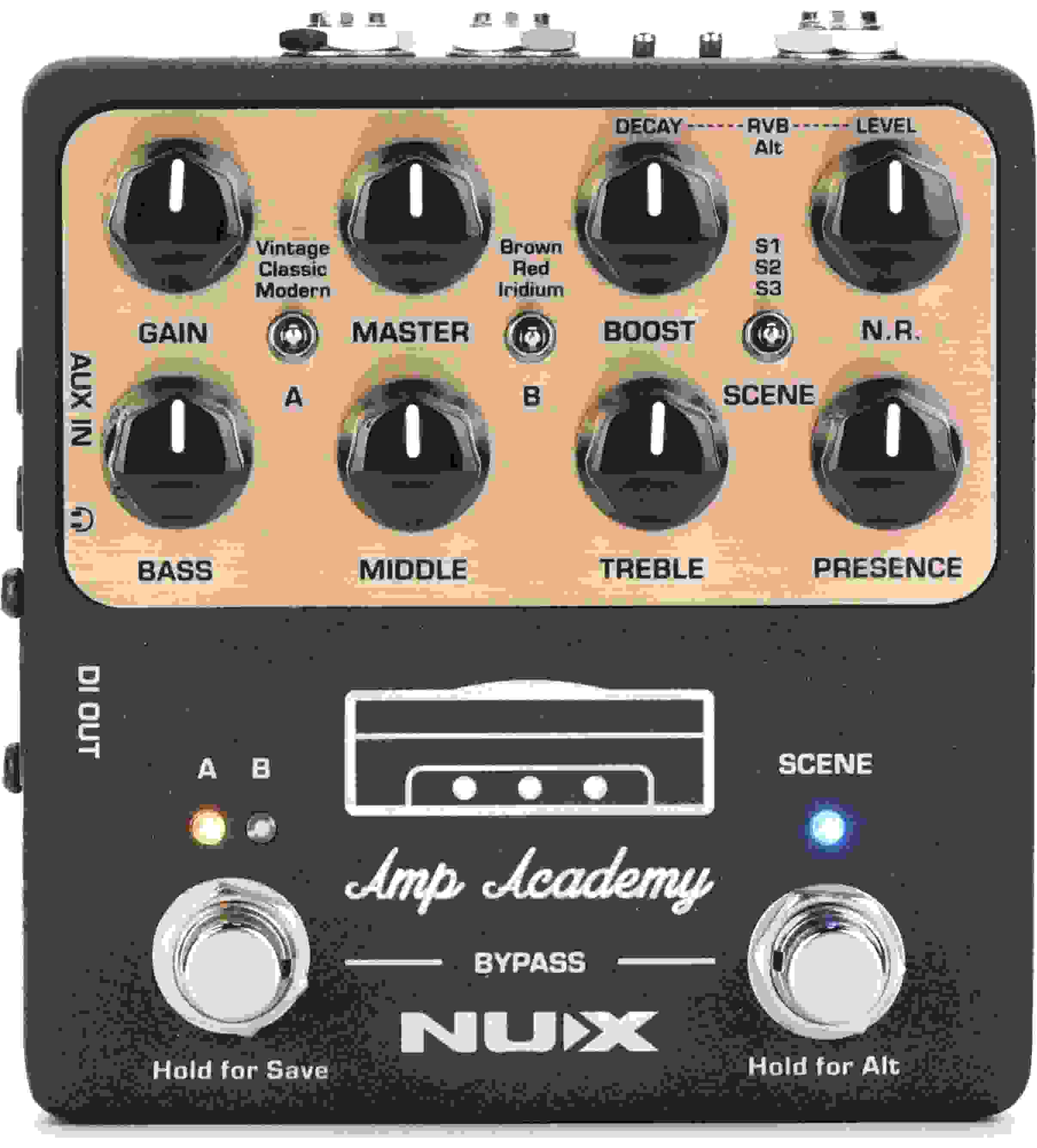 Nux Amp Academy Amp Modeler And Effects Processor Sweetwater