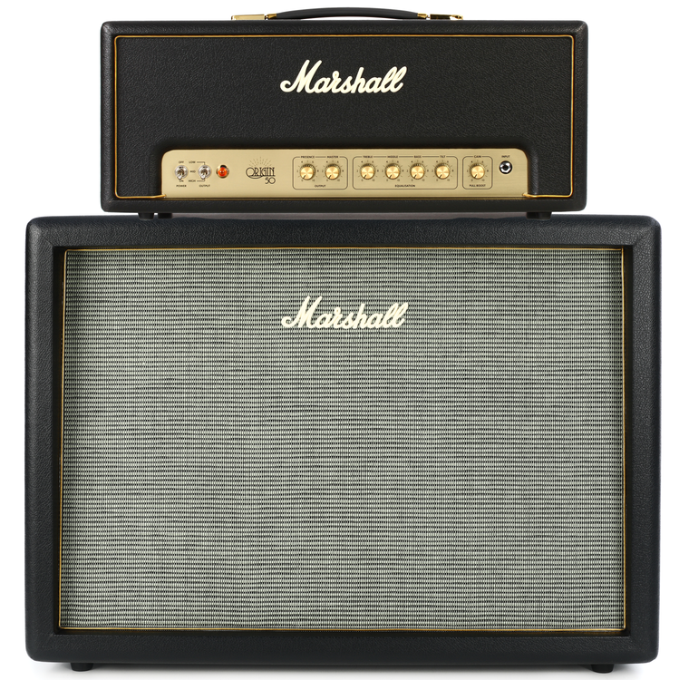 Marshall ORI50H Origin 50-watt Tube Head and 160-watt 2x12