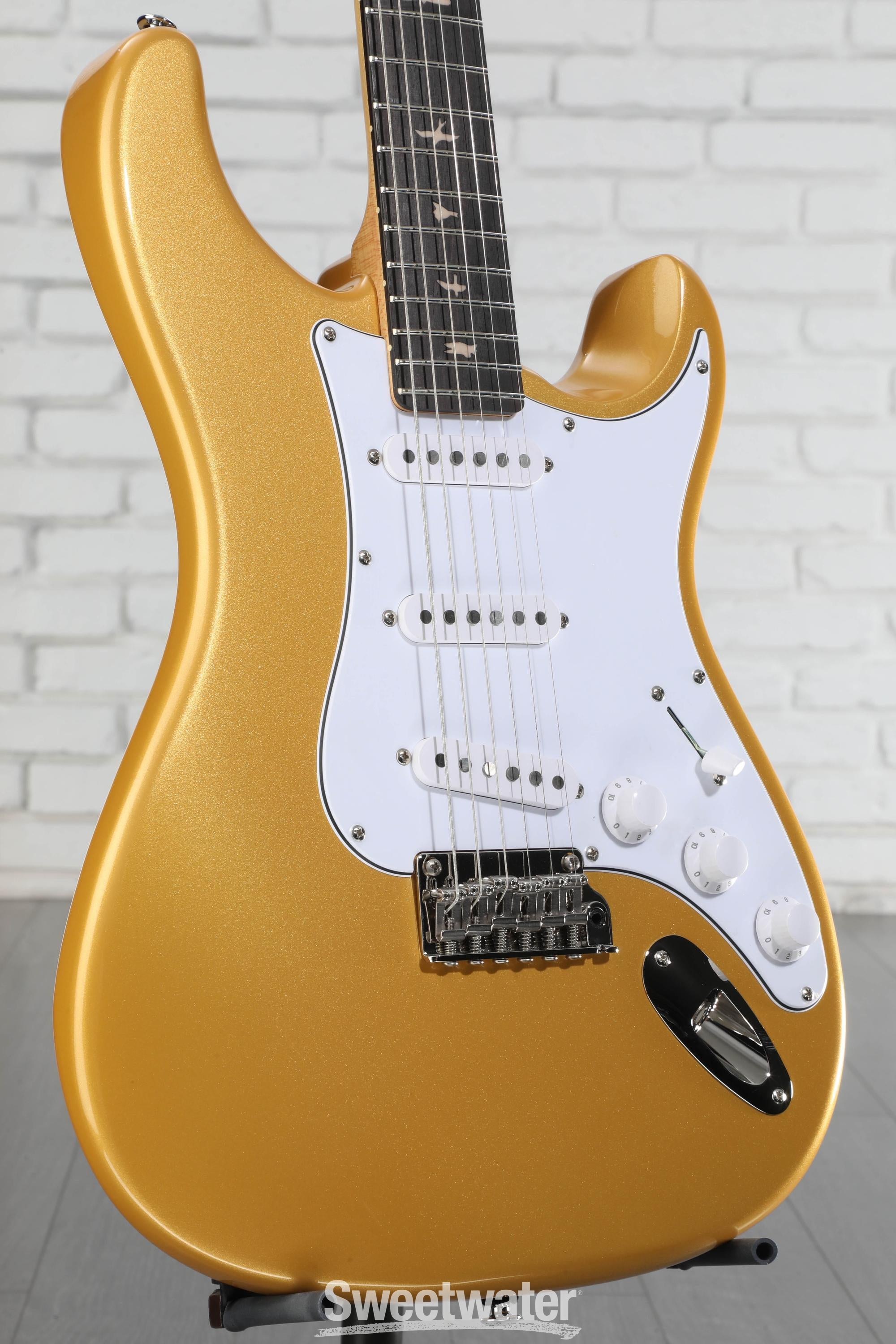 PRS SE Silver Sky Electric Guitar - Gold Spark, Sweetwater Exclusive