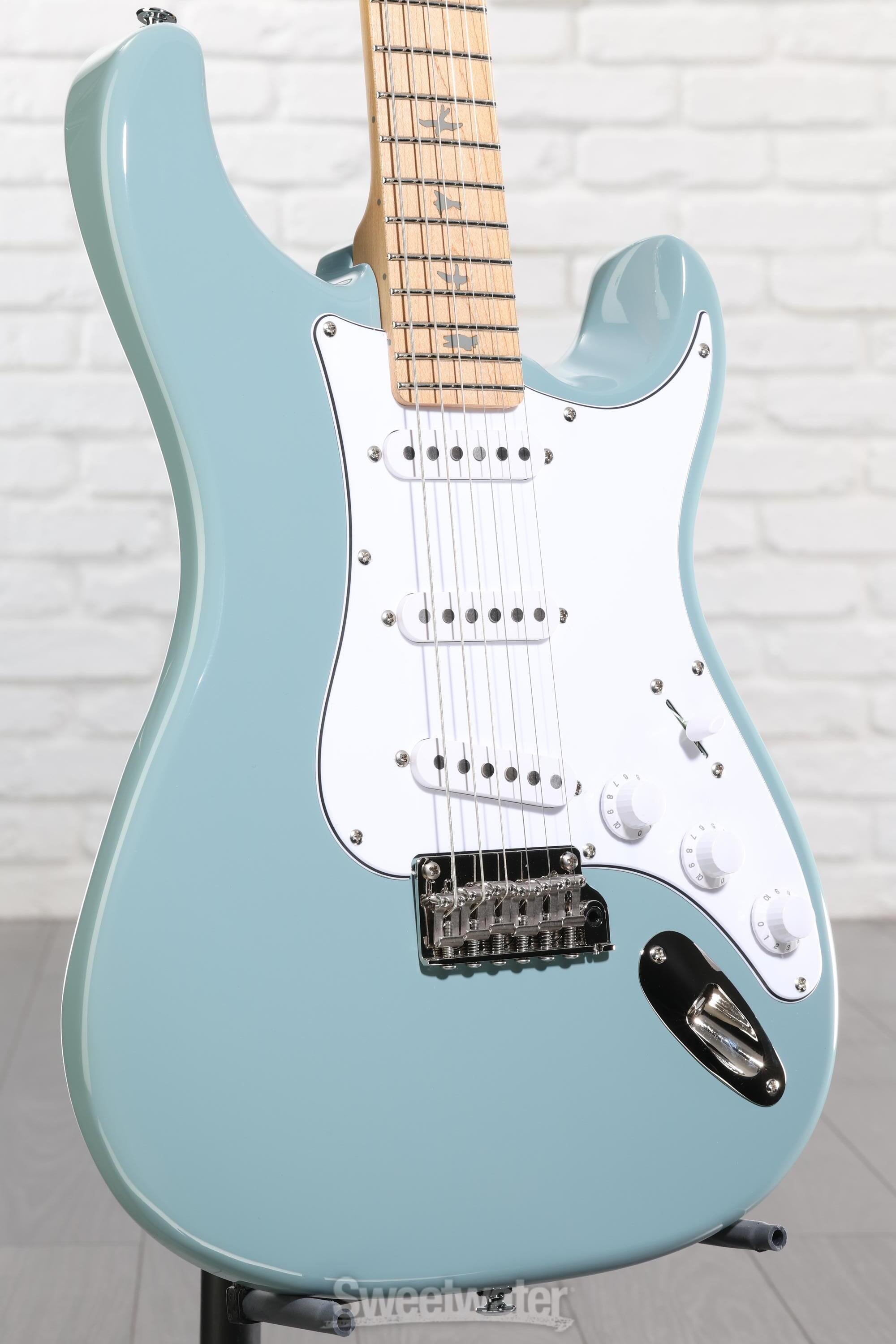Photo of PRS SE Silver Sky Electric Guitar - Stone Blue, Maple Fingerboard