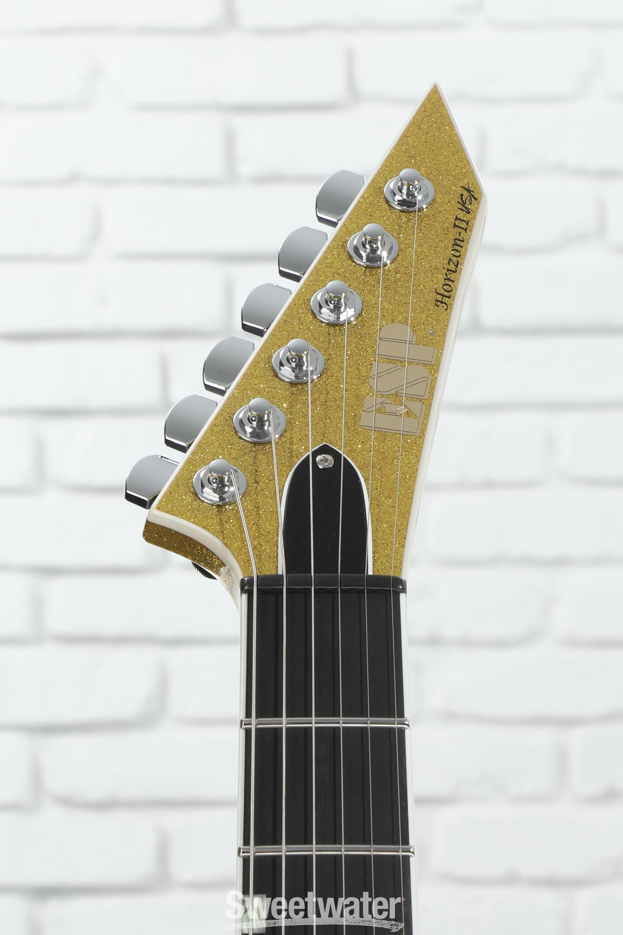 ESP USA Horizon-II Electric Guitar - Gold Sparkle | Sweetwater
