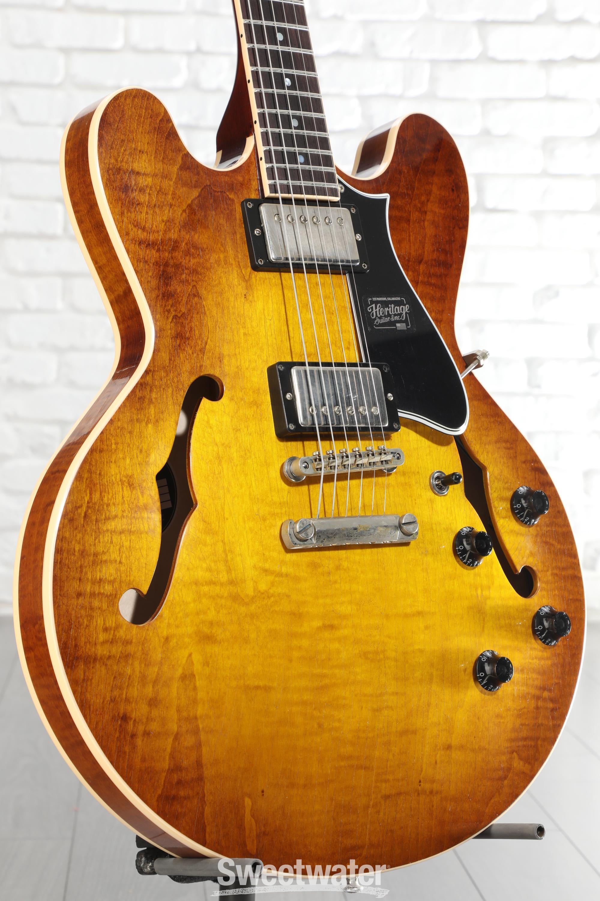 Heritage Artisan Aged H-535 Electric Guitar - Dirty Lemon Burst