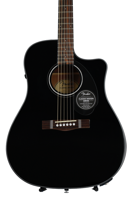 Fender CD-60SCE - Black | Sweetwater