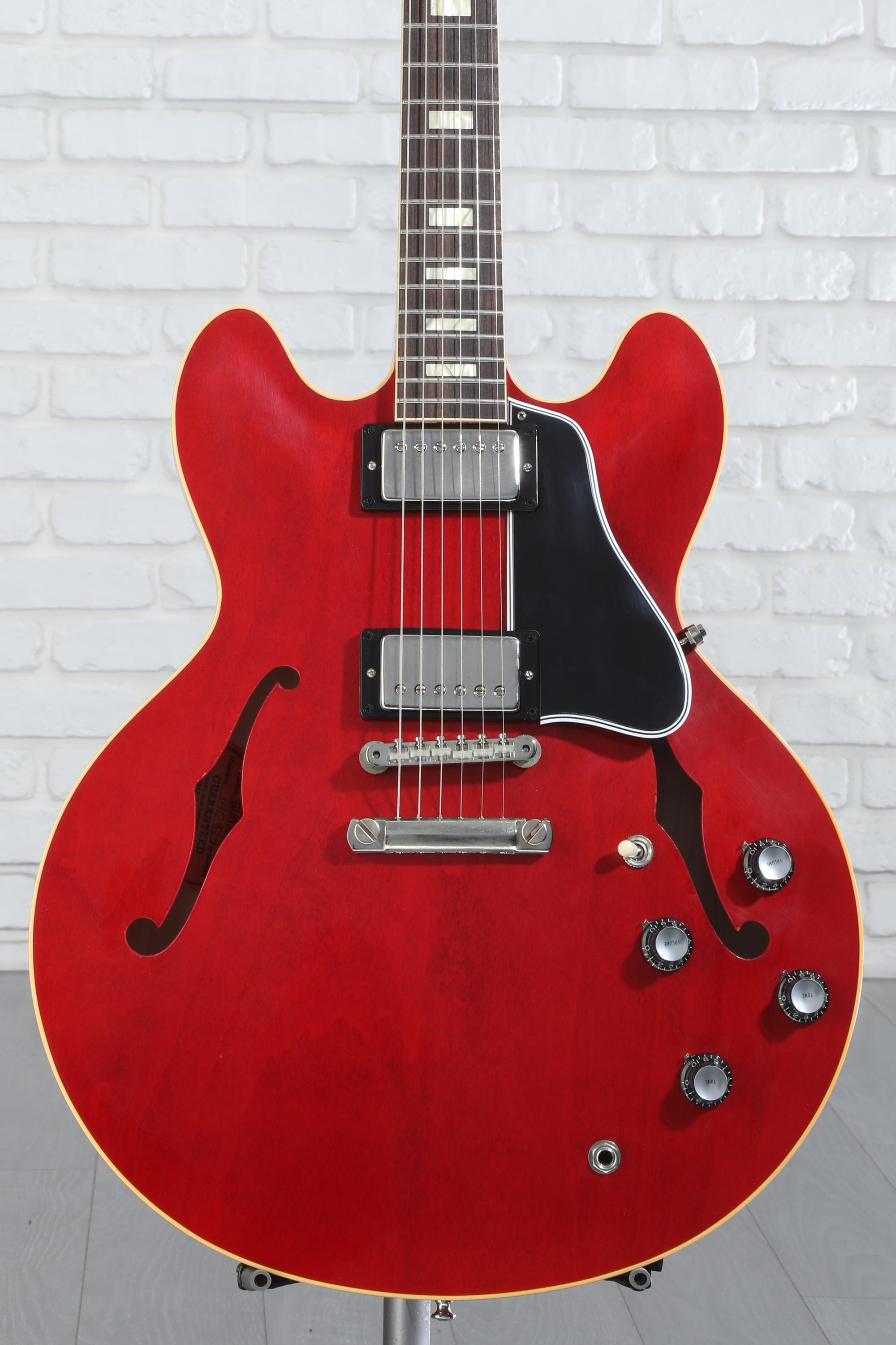 Gibson Custom 1964 ES-335 Reissue Semi-Hollow Electric Guitar - Murphy Lab  Ultra Light Aged '60s Cherry | Sweetwater