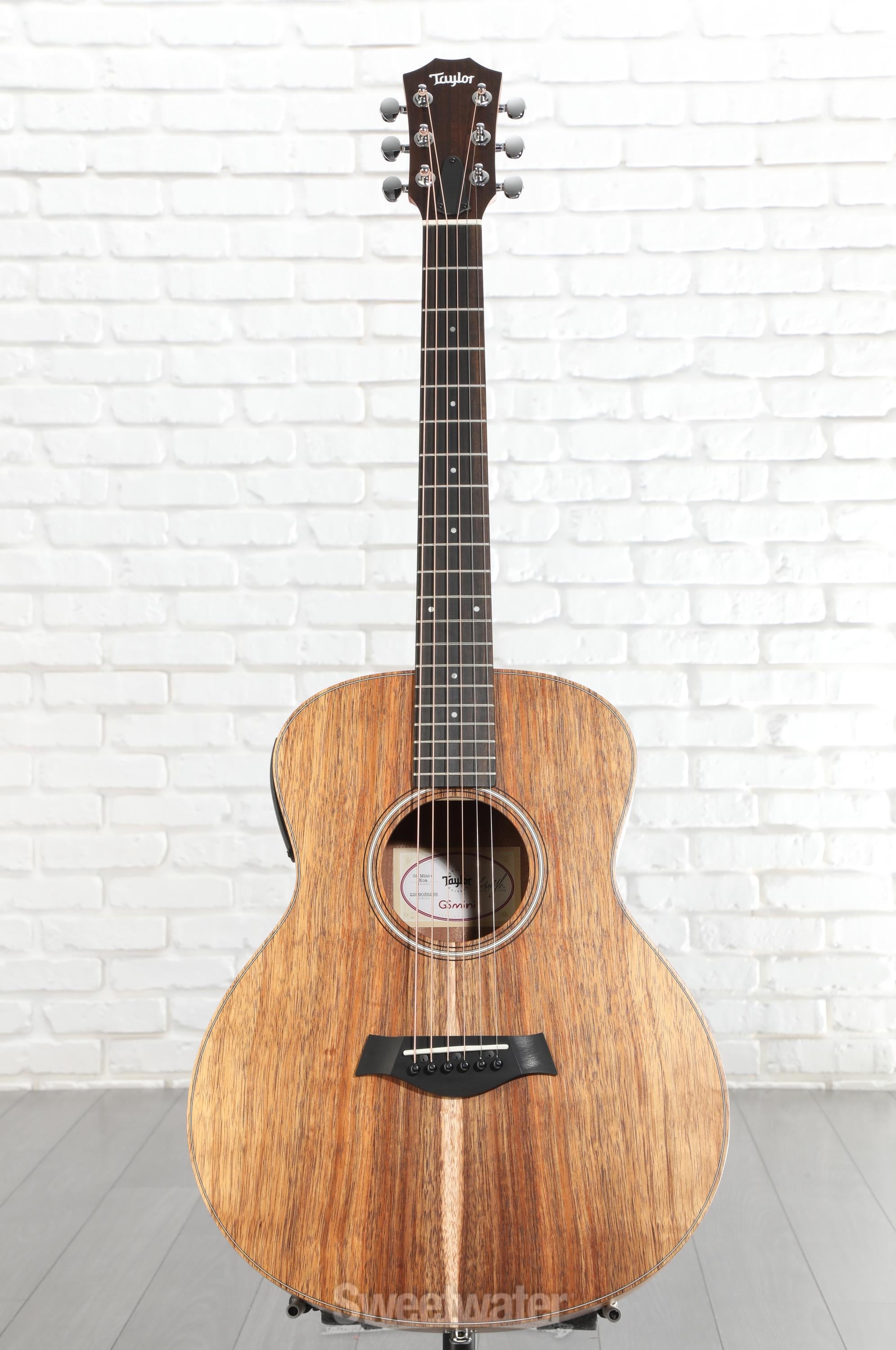 ギター Taylor GS Mini e-Koa Taylor GS Mini-e Koa Acoustic-electric Guitar - Natural Reviews