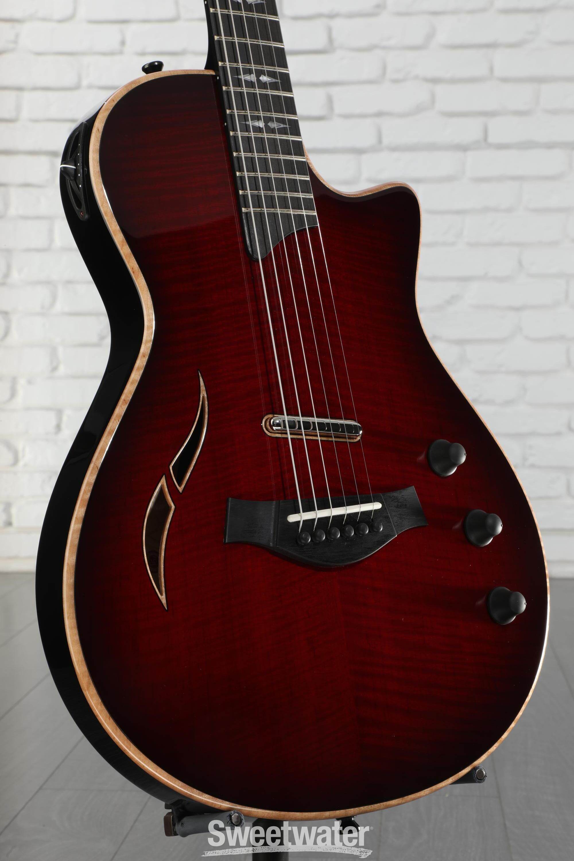 Taylor T5z Pro Hollowbody Electric Guitar - Cayenne Red