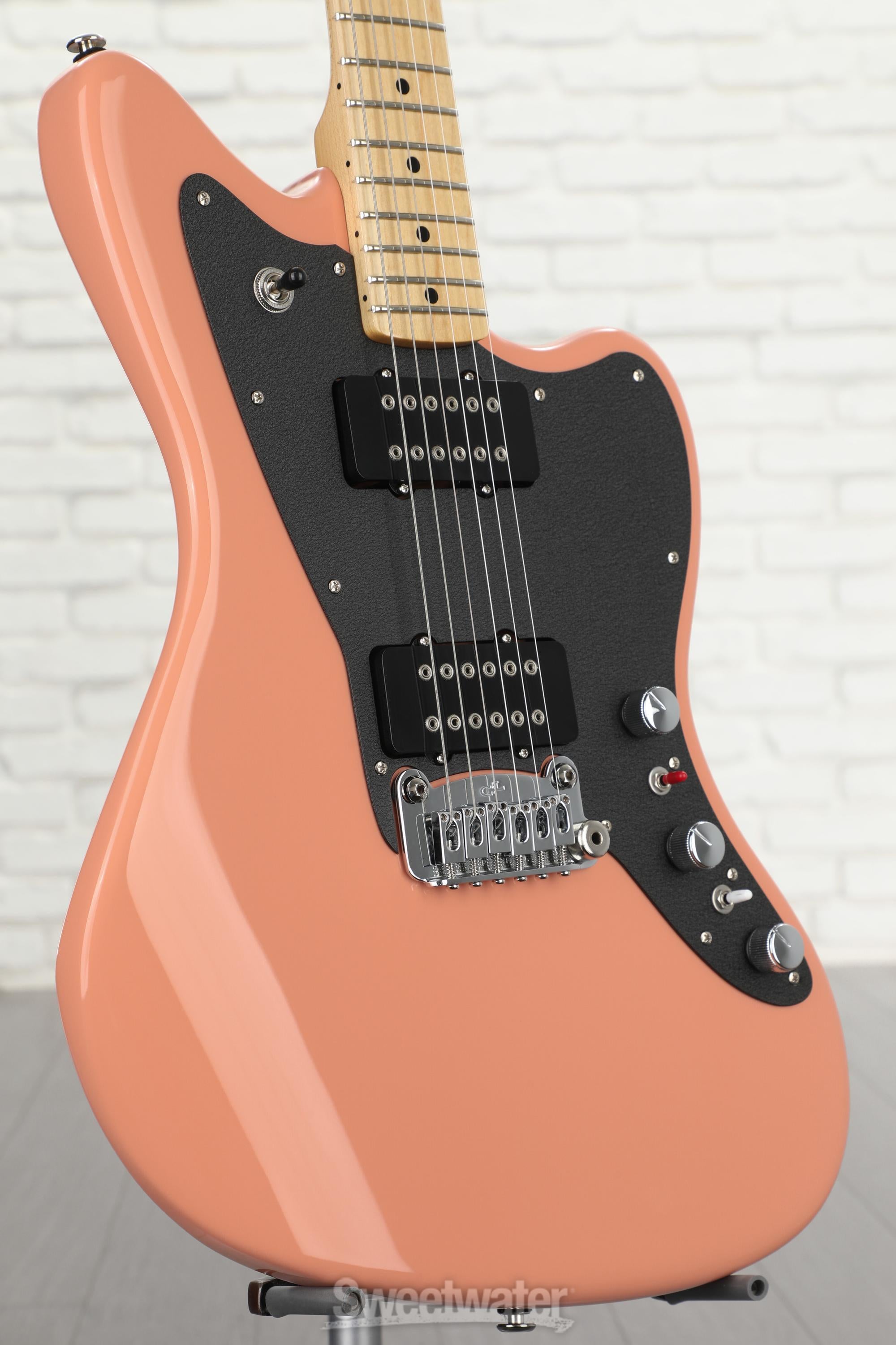 G&L CLF Research Doheny V12 Electric Guitar Sunset Coral Sweetwater