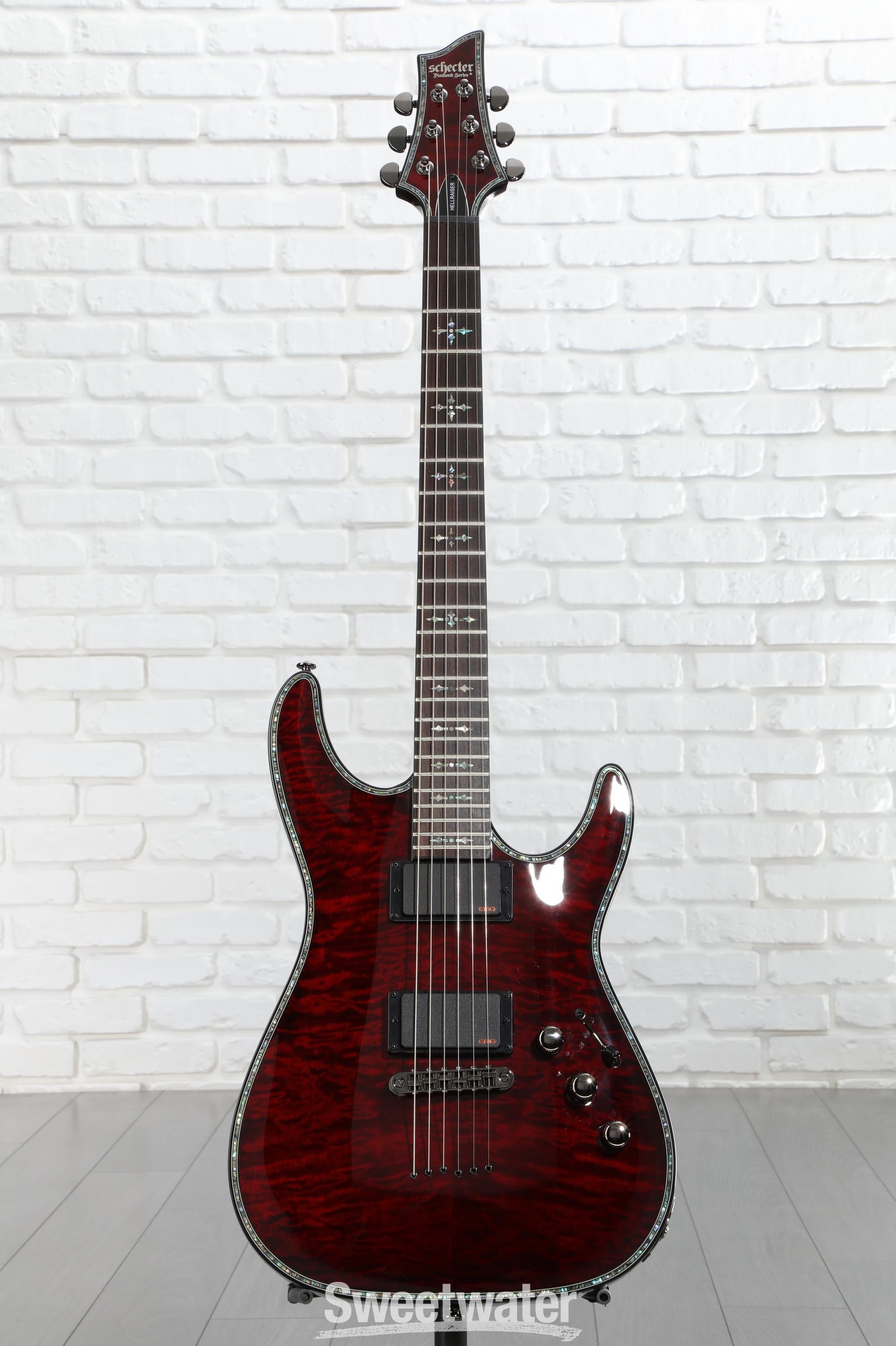 Schecter Hellraiser C-1 Electric Guitar - Black Cherry | Sweetwater