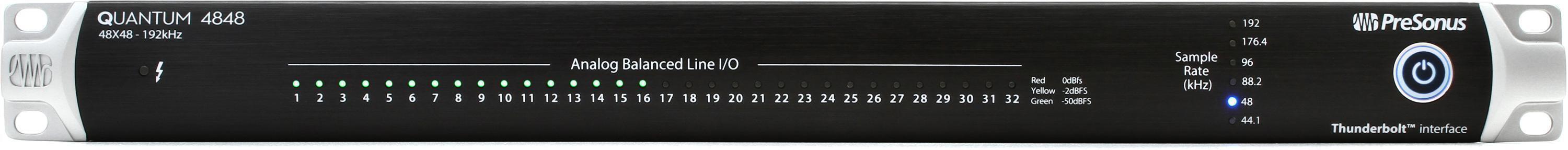 PreSonus Quantum 4848 オーディオ・インターフェイス（Presonus