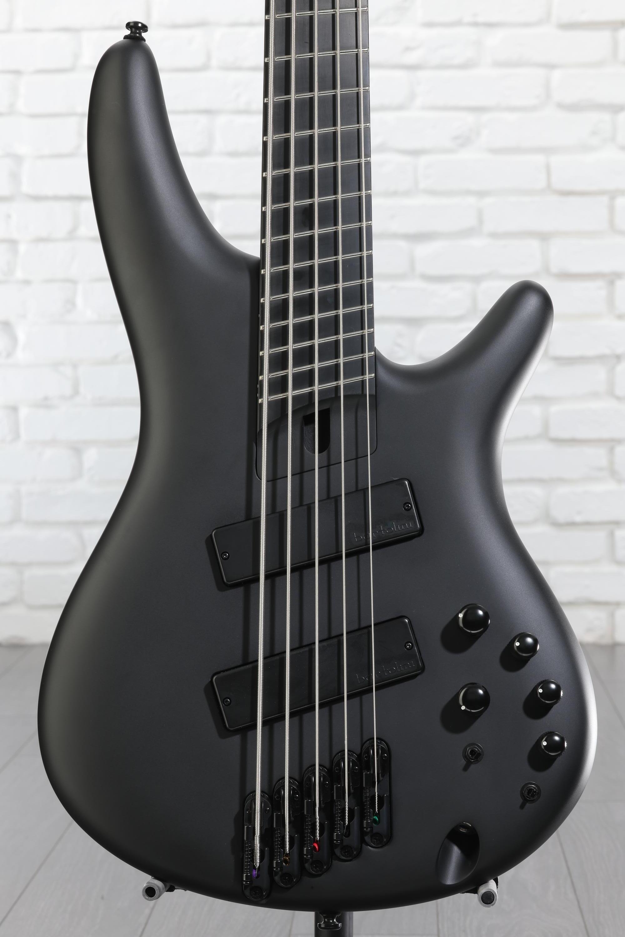 Ibanez Iron Label SRMS625EX - Black Flat | Sweetwater