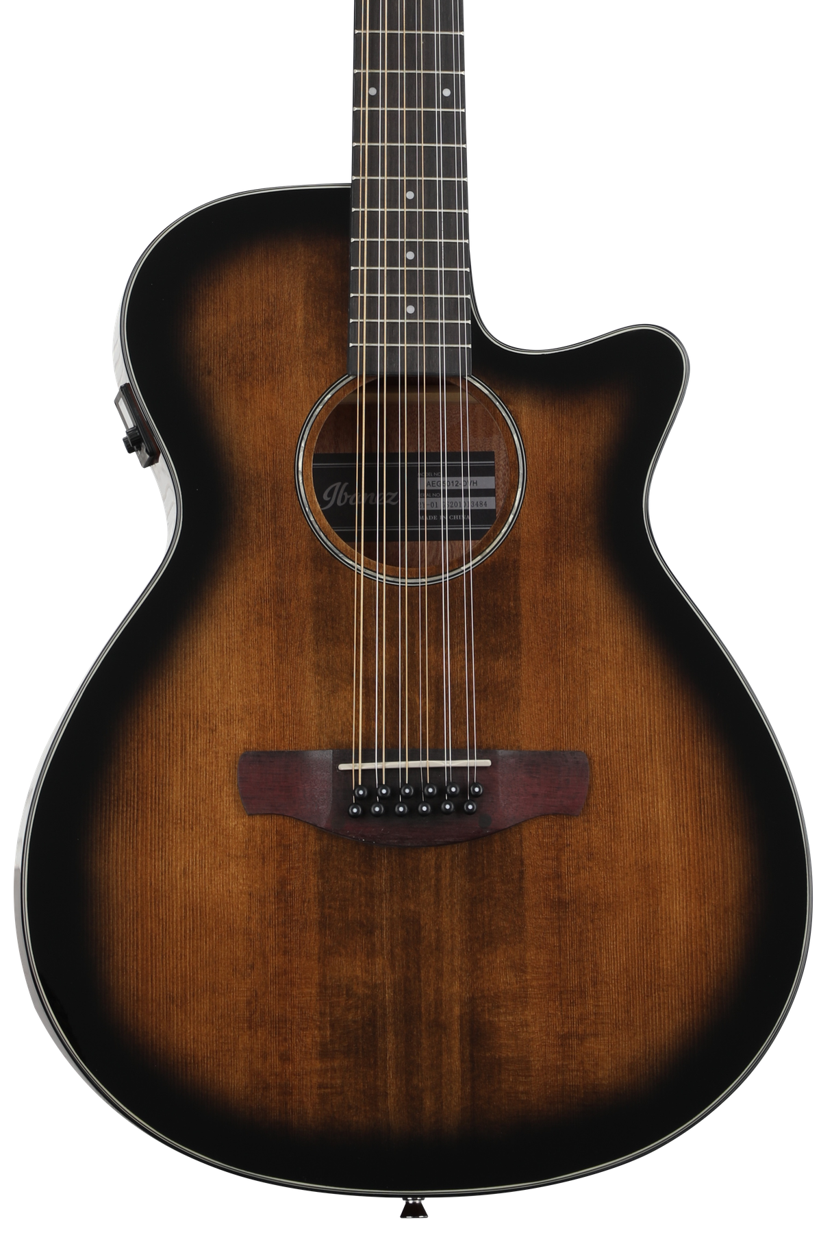 Bundled Item: Ibanez AEG5012 Acoustic-electric Guitar - Dark Violin Sunburst