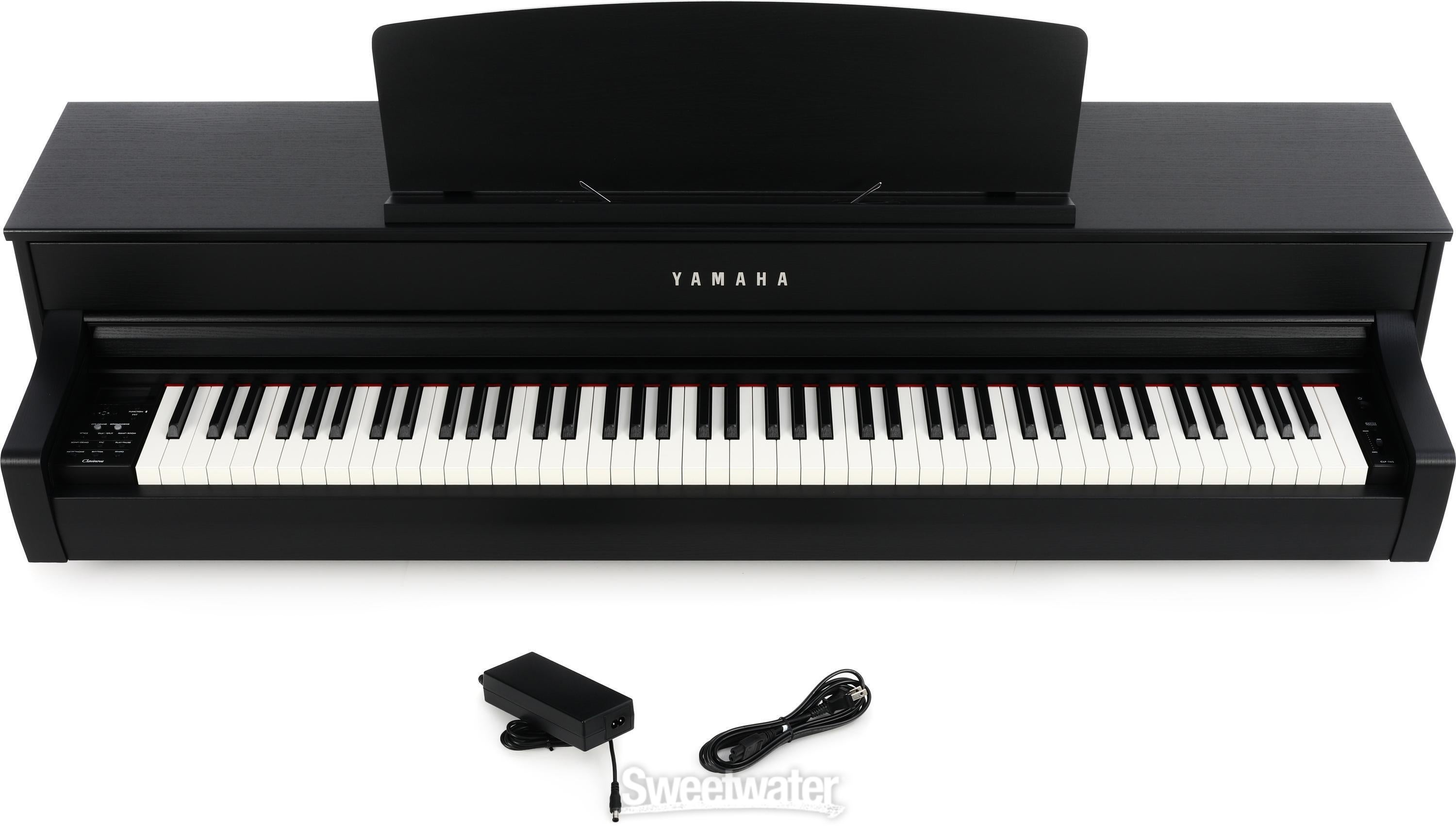 Yamaha Clavinova CLP-745 Digital Upright Piano with Bench - Matte