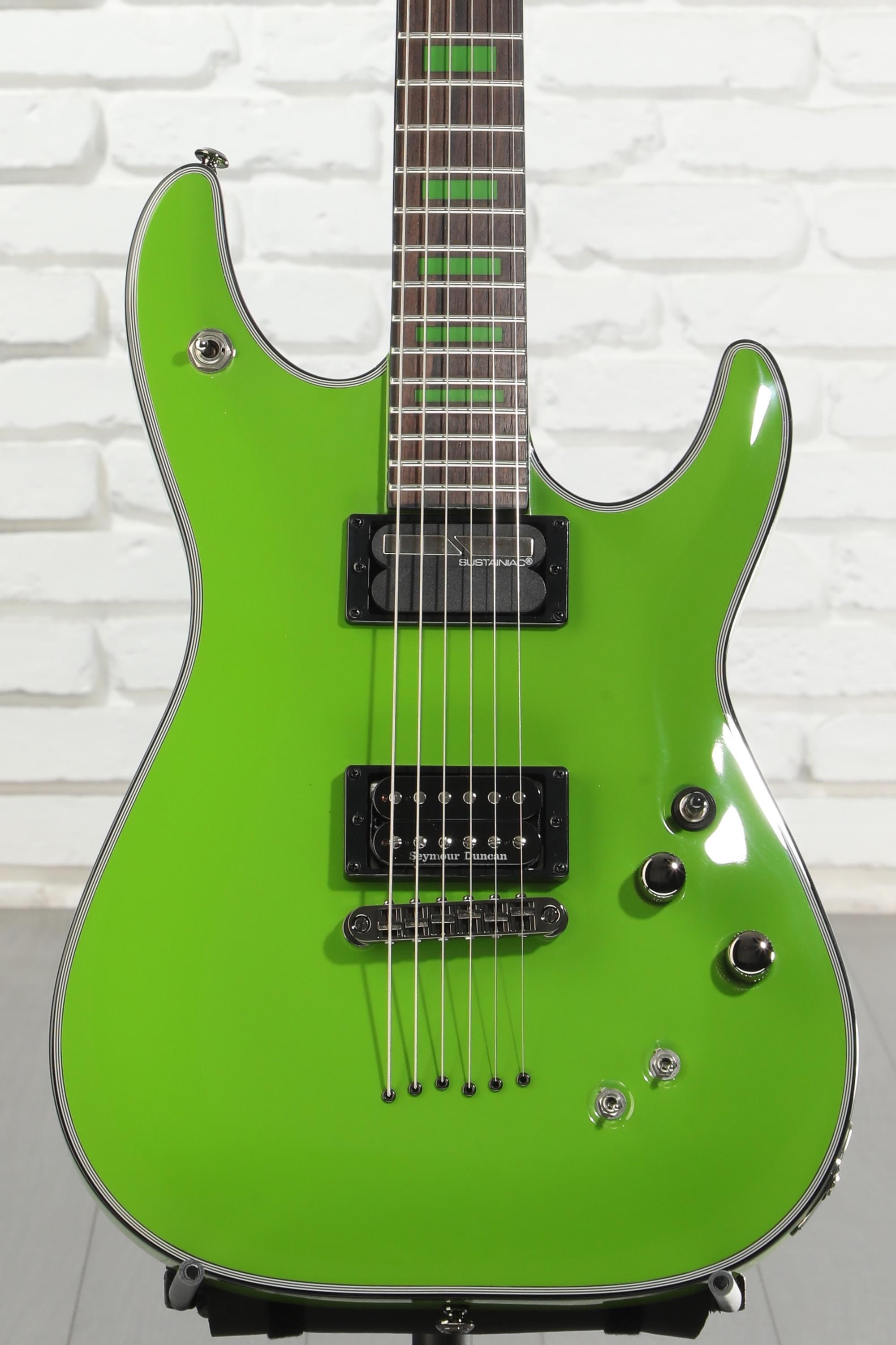 Schecter Kenny Hickey C-1 EX S Baritone Electric Guitar - Steele