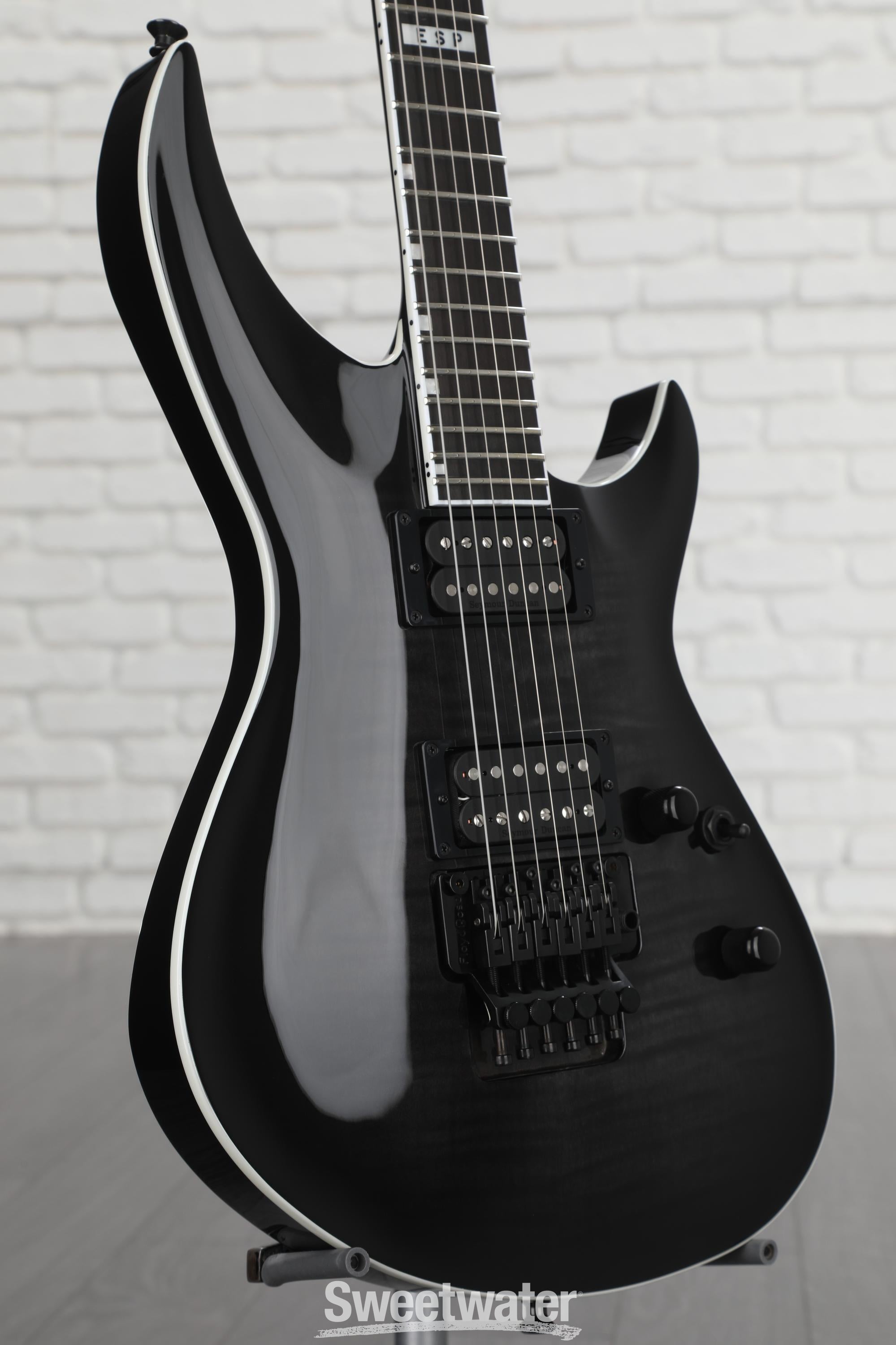 ESP E-II Horizon-III FR Electric Guitar - See-thru Black Sunburst 