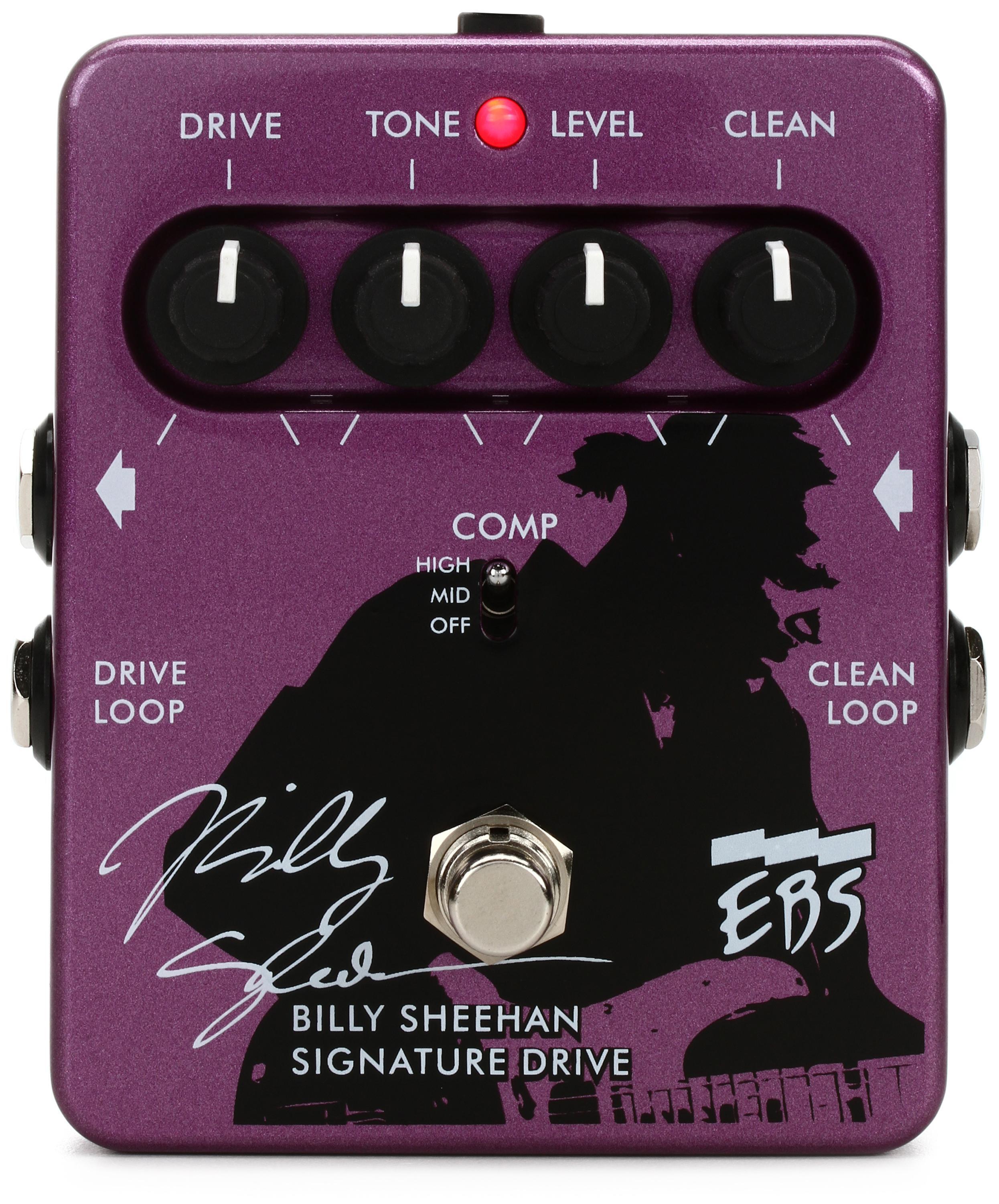 EBS EBS-DP Billy Sheehan Signature Drive Pedal Reviews | Sweetwater