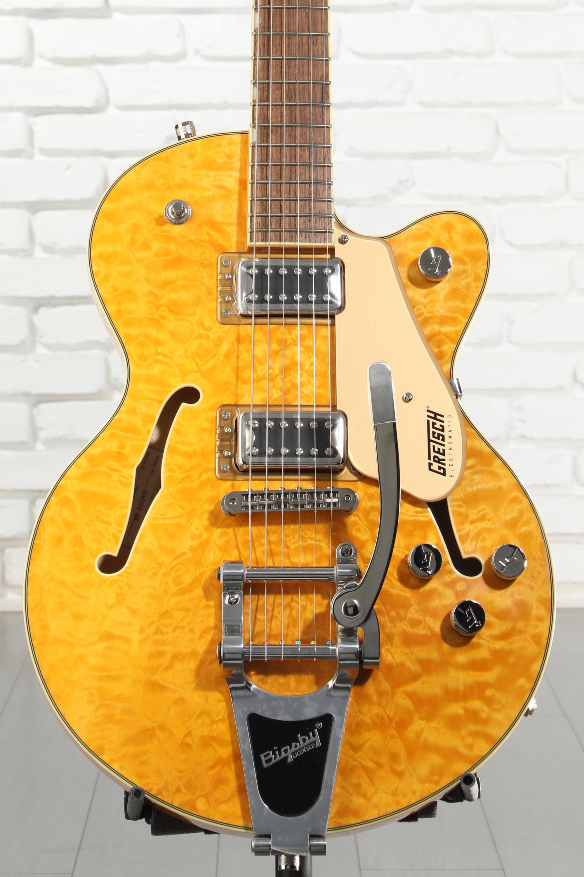 Gretsch G5655T-QM Electromatic Center Block Jr. Quilt Semi