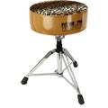 Photo of Pork Pie Percussion Round Drum Throne - Gold with Leopard Print