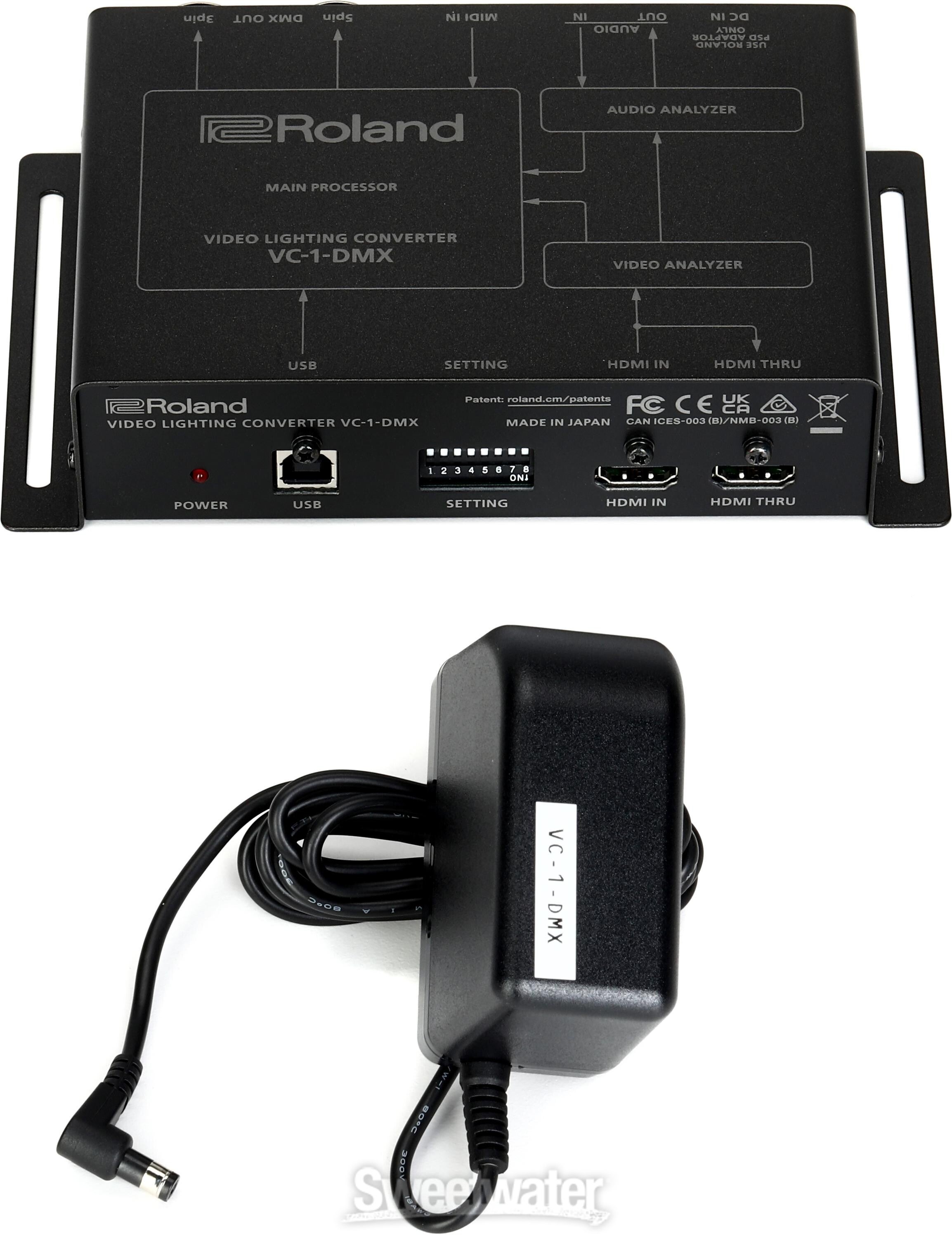 Roland VC-1-DMX Video Lighting Converter | Sweetwater