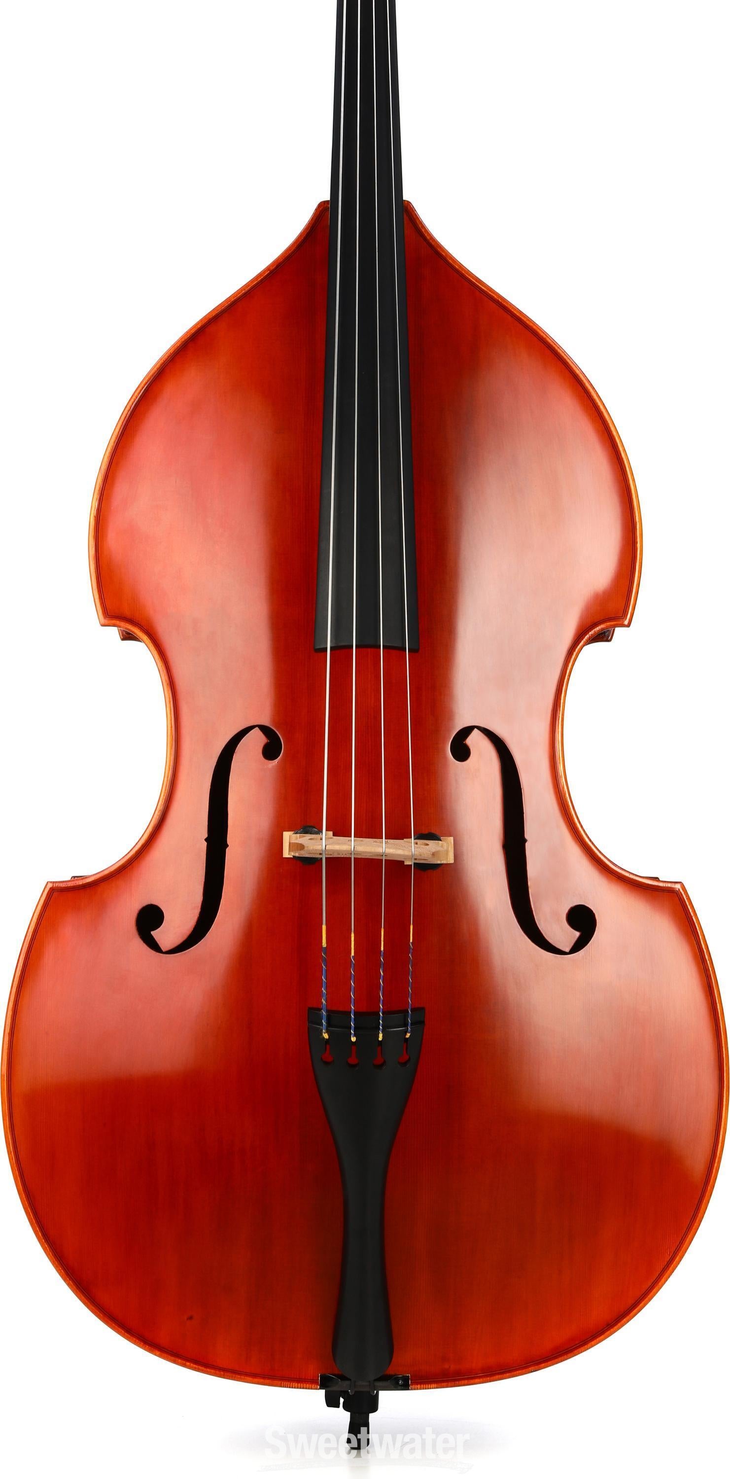 K500B August F. Köhr Double Bass - Transparent Orange-brown, 3/4